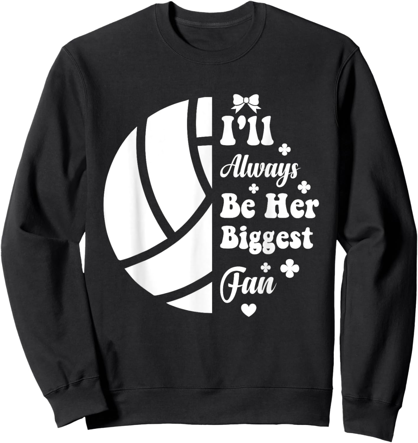 Volleyball Player Funny Volleyball Lover Volleyball Fans Sweatshirt - Sweatshirt | Black