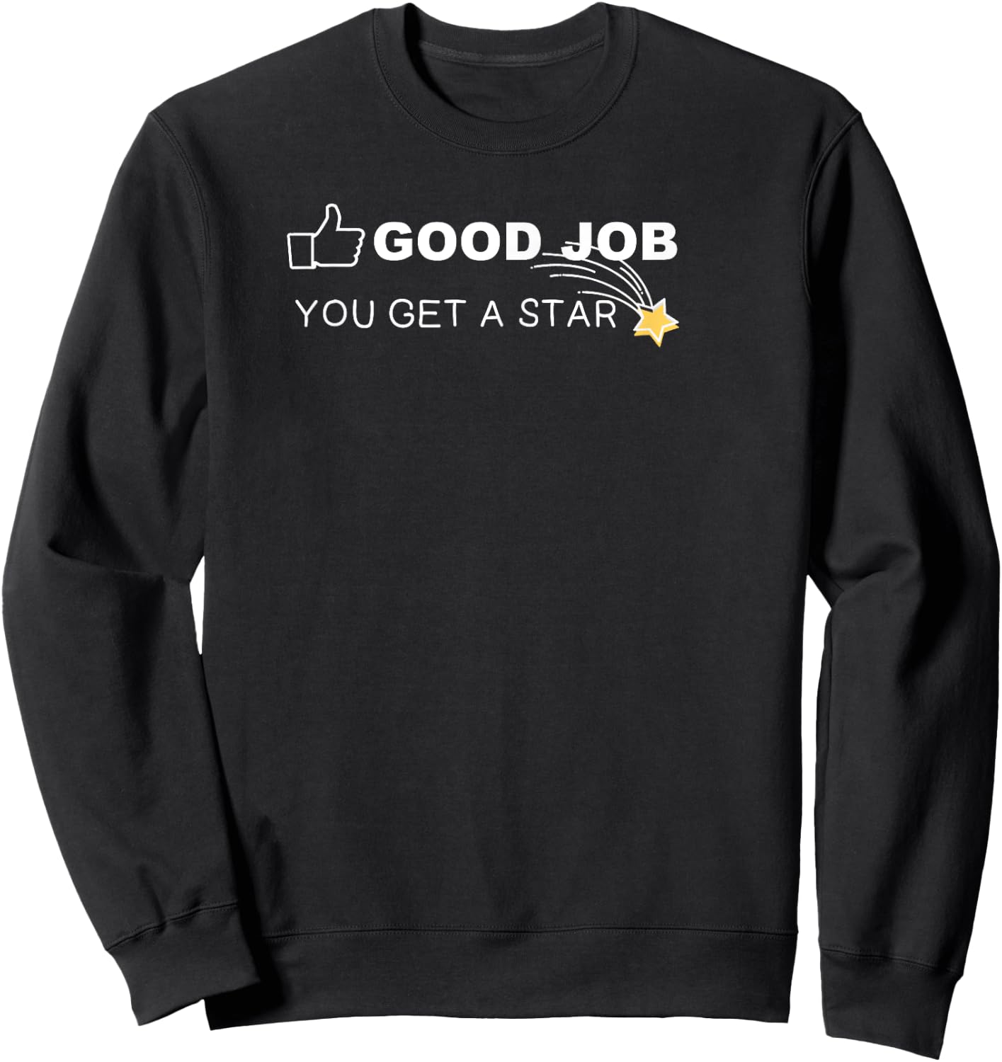 VIPKID Good Job You Get a Star Sweatshirt - Sweatshirt | Black