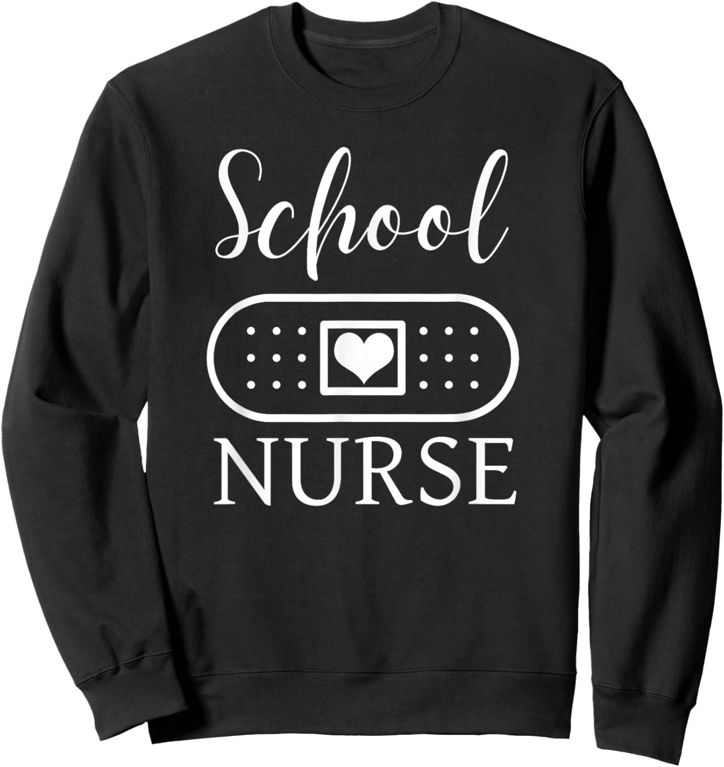 School Nurse Health Office Nurses Sweatshirt - Sweatshirt | Black