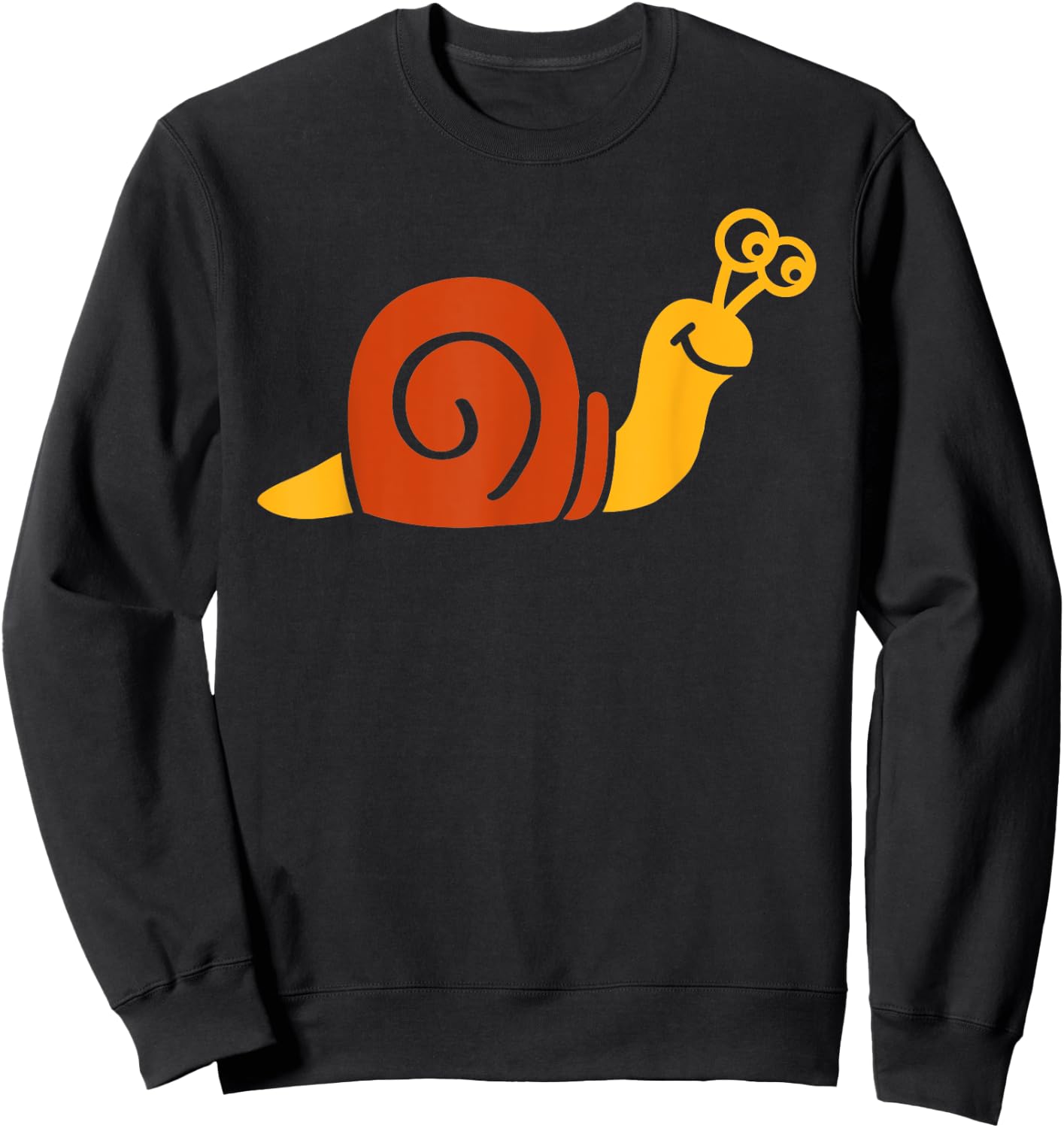 Red snail Sweatshirt - Sweatshirt | Black