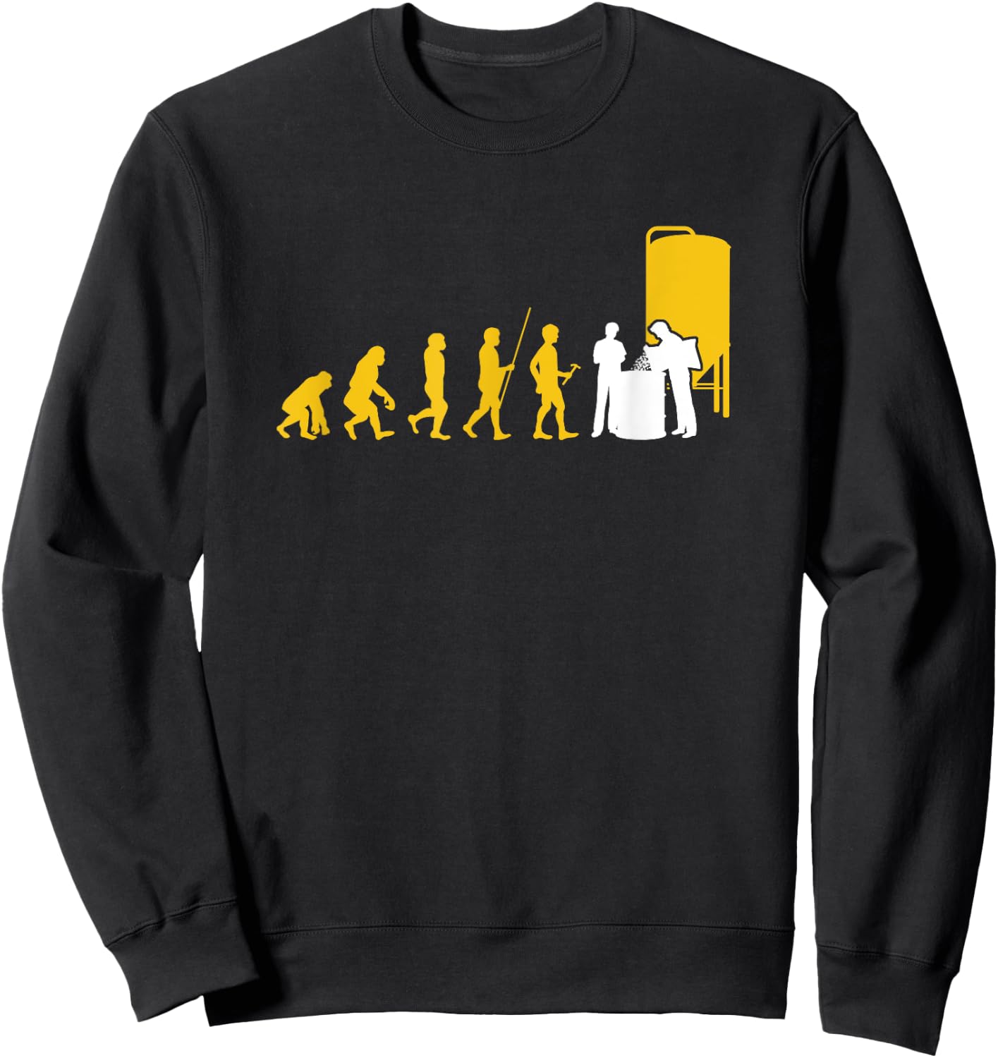 Braumeister Stout Malt Pale Ale Craft Beer Brewer Evolution Sweatshirt - Sweatshirt | Black