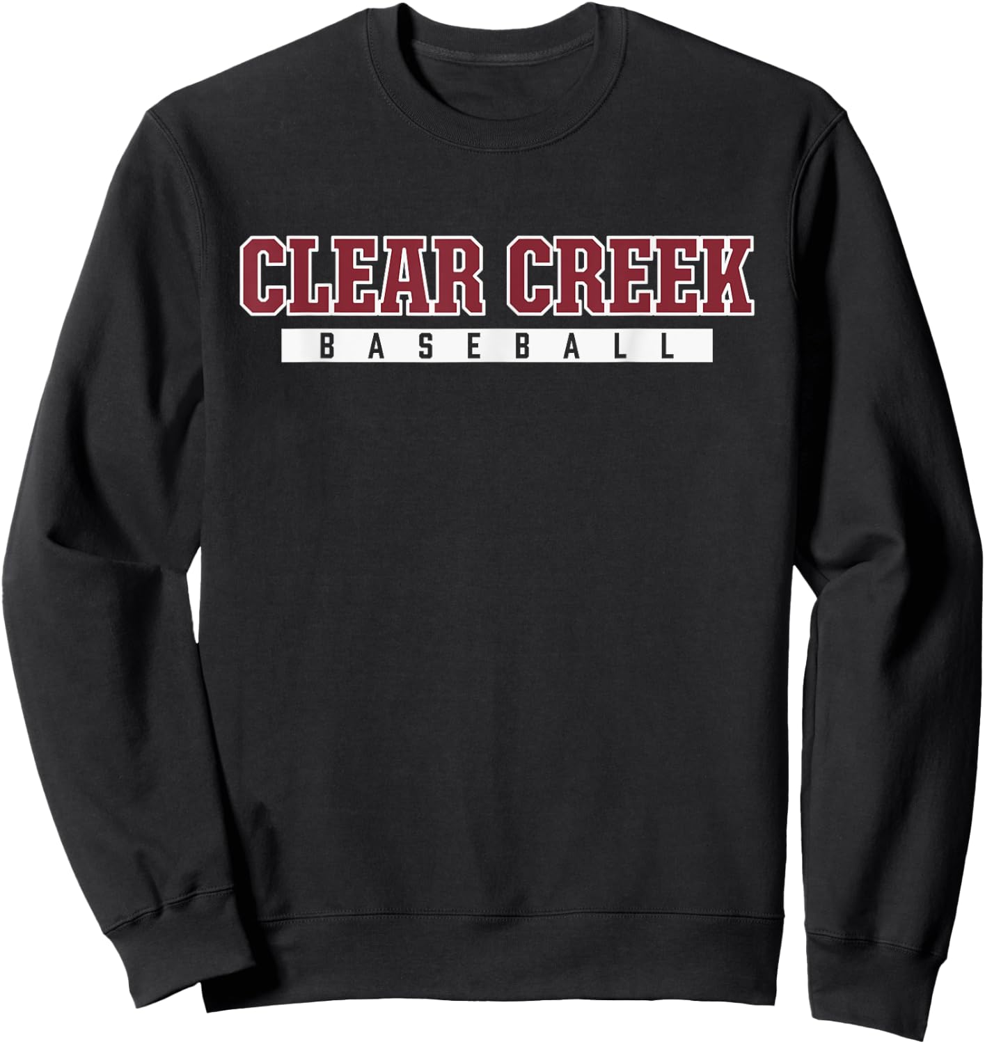 Clear Creek High School Baseball Sweatshirt - Sweatshirt | Black