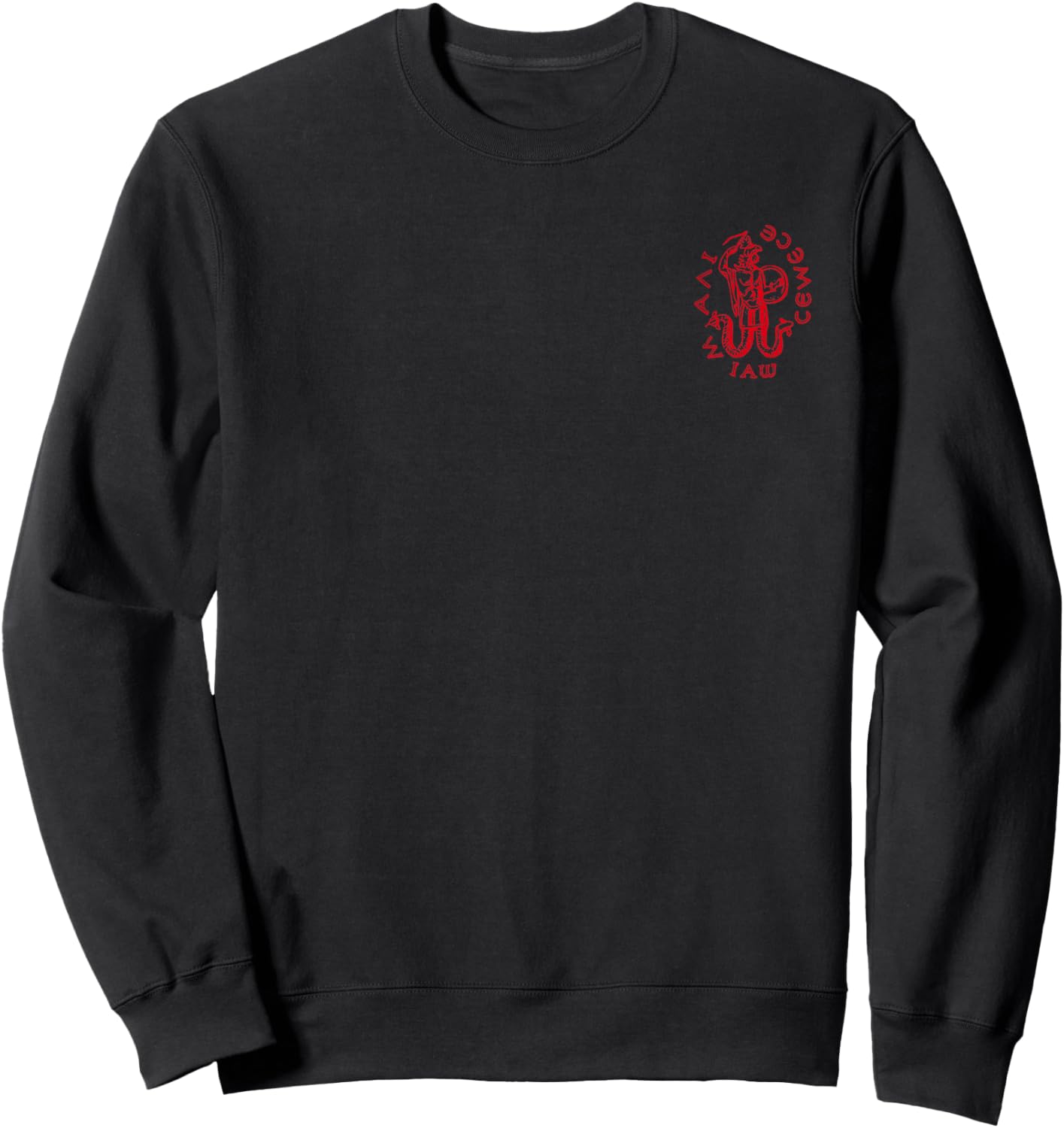 Gnostic Abraxas Stone Gnosticism Symbol Sweatshirt - Sweatshirt | Black