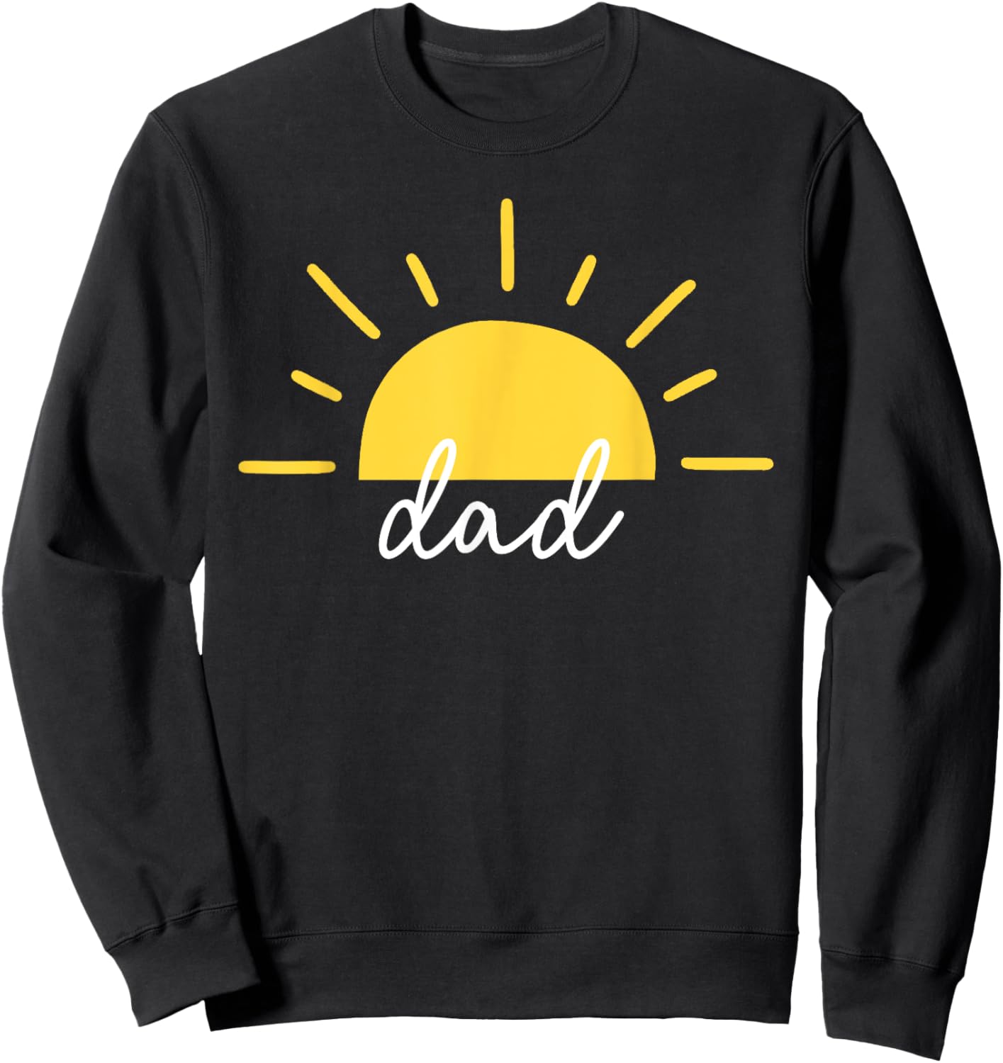 Dad of the 1st Birthday First Trip Around the Sun Party Boys Sweatshirt - Sweatshirt | Black