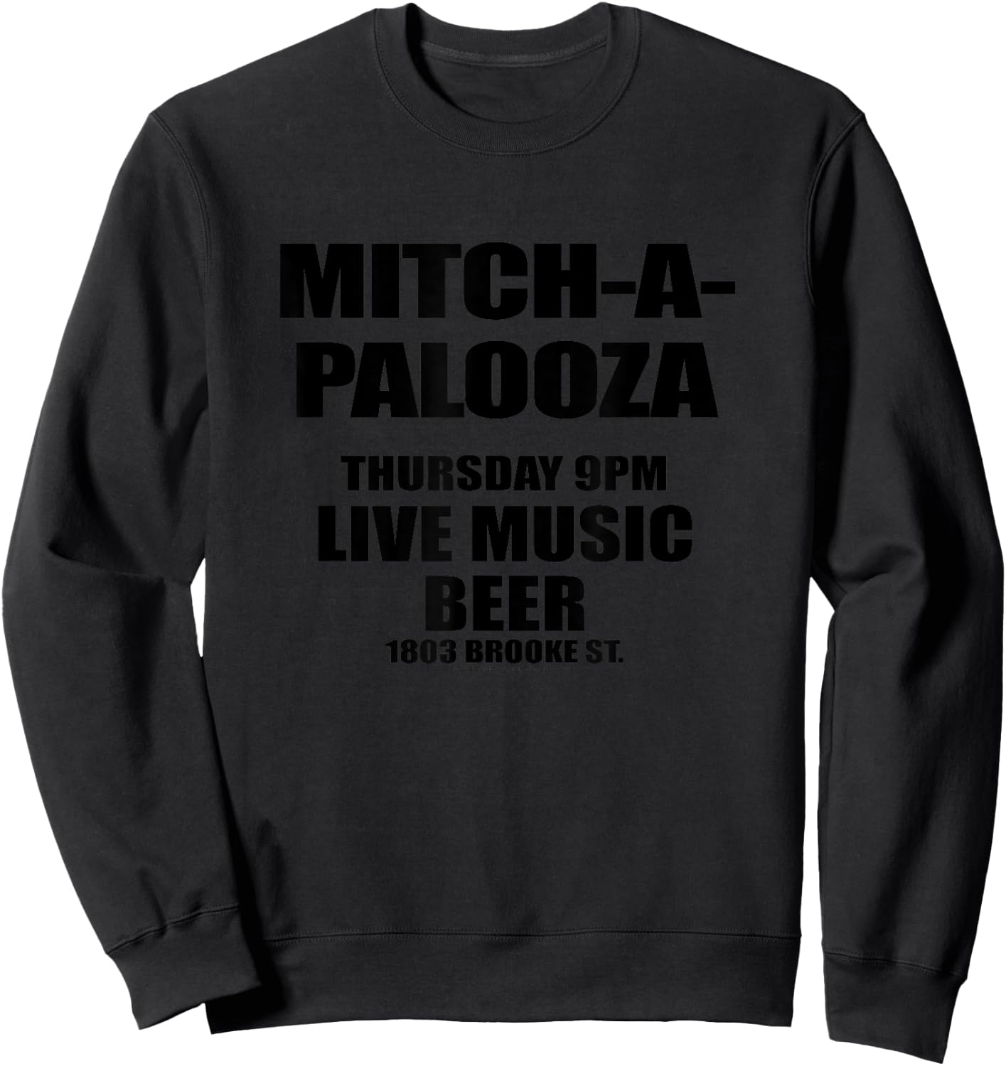 Old School Mitch-a-palooza Sweatshirt - Sweatshirt | Black