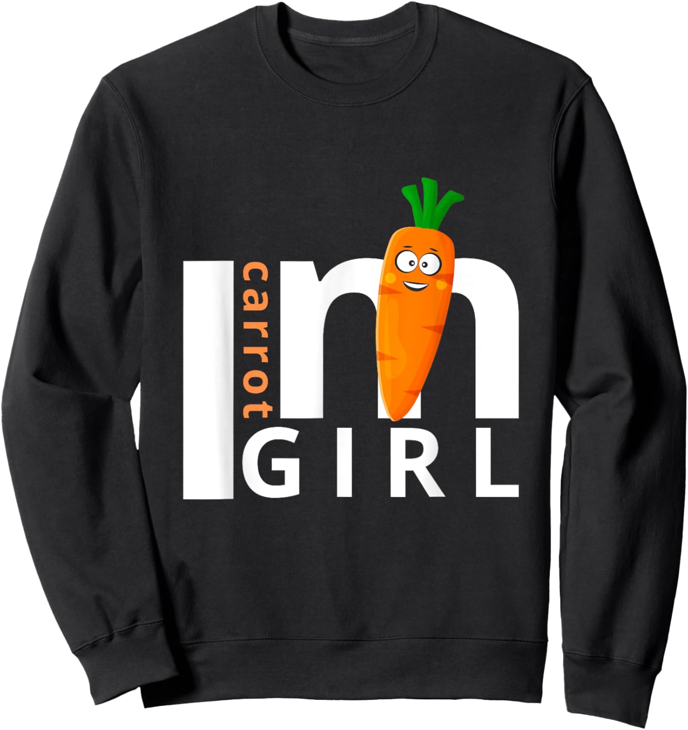 I'm a Carrot Girl! Forza Jannik, the number one tennis player Sweatshirt - Sweatshirt | Black