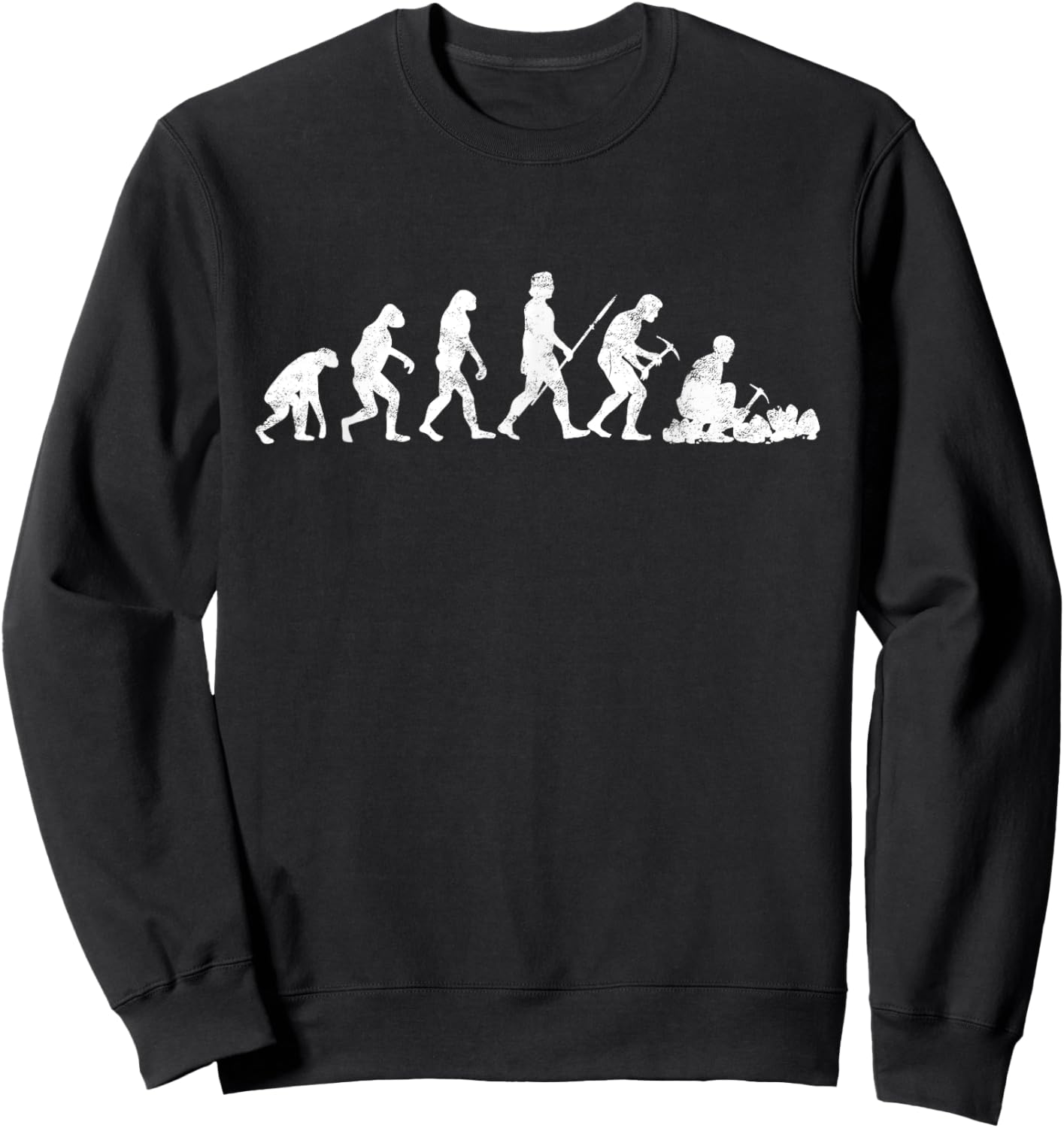 Rockhounder Rockhounding Geologist Rockhound Rocks Hunting Sweatshirt - Sweatshirt | Black