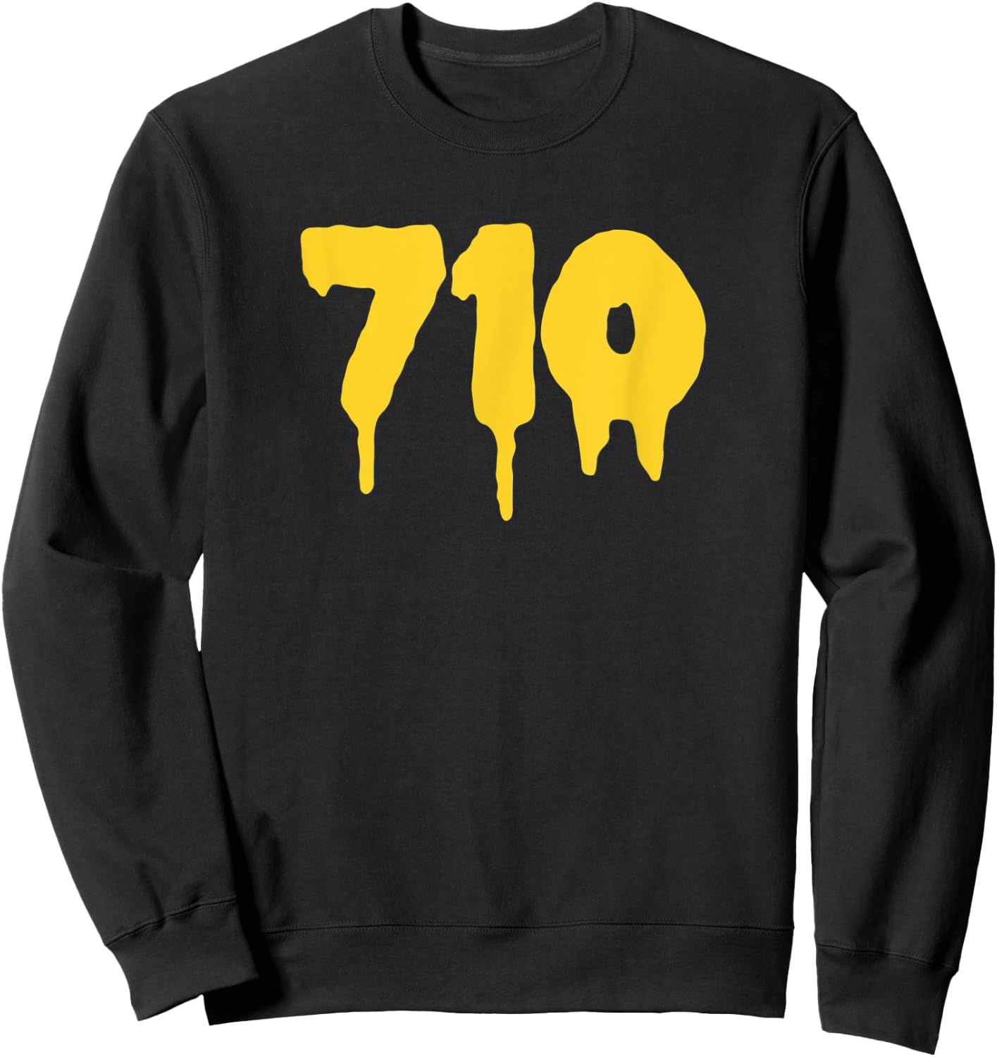 710 T Shirt For Stoners Gift Weed Oil Wax Shatter 420 Sweatshirt - Sweatshirt | Black