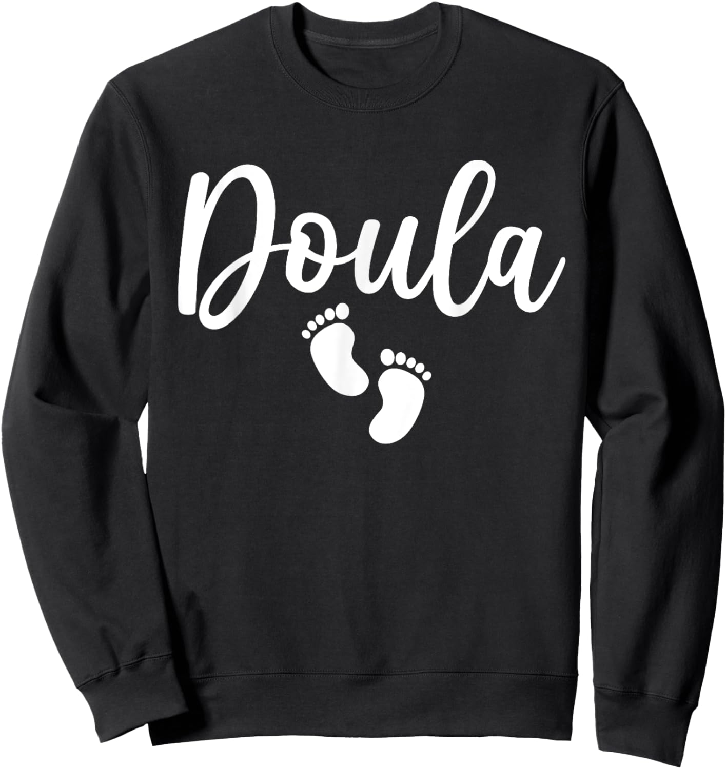 Cute Doula Art Girls Birth Worker Nursing Doula Sweatshirt - Sweatshirt | Black
