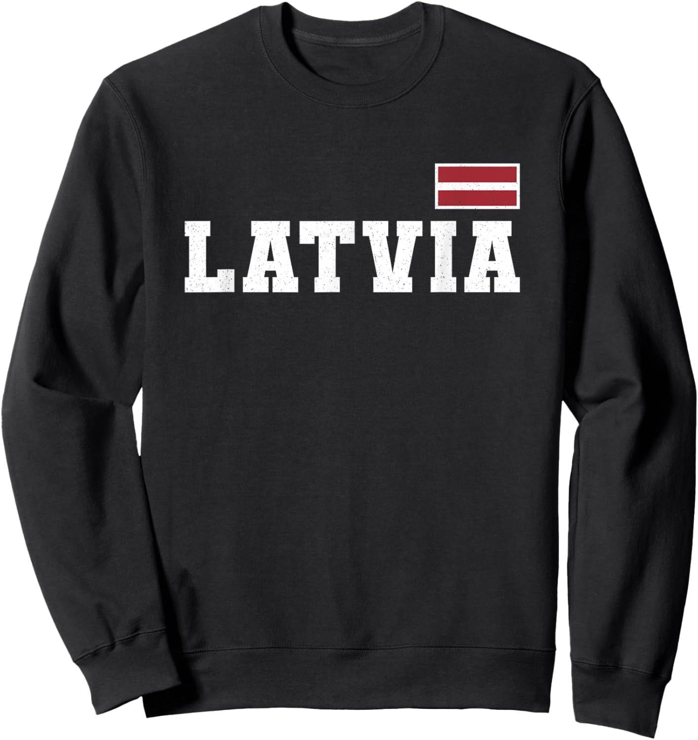 Latvia Sweatshirt - Sweatshirt | Black