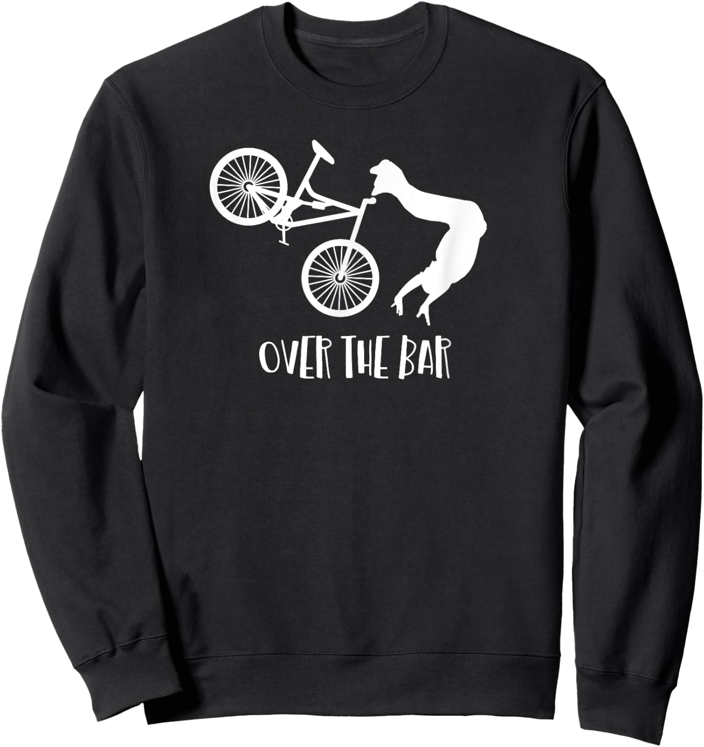 OTB - Over the Bar Funny Mountain Bike Shirt Sweatshirt - Sweatshirt | Black