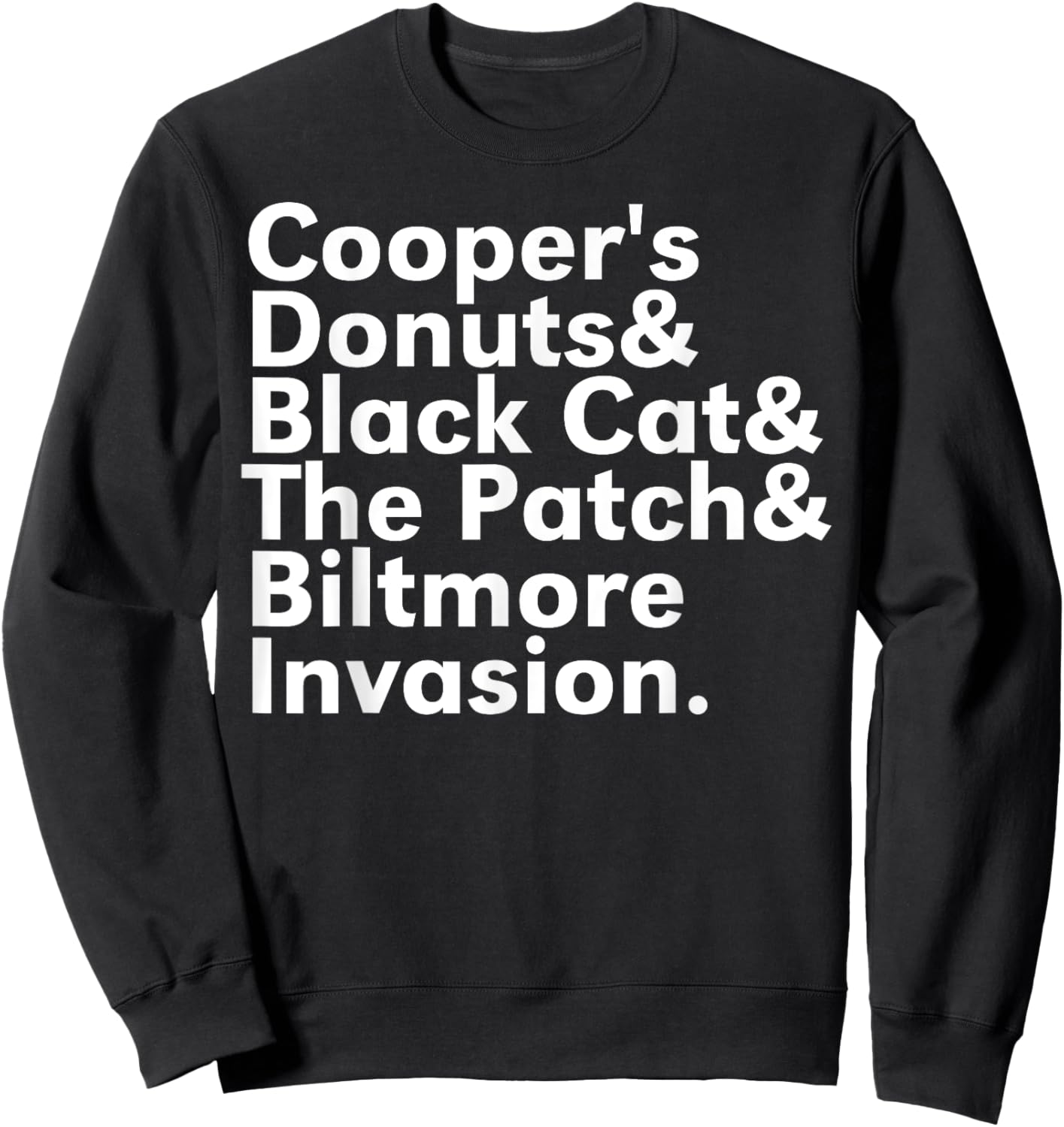 Cooper's Donuts & Black Cat & The Patch Women Sweatshirt - Sweatshirt | Black