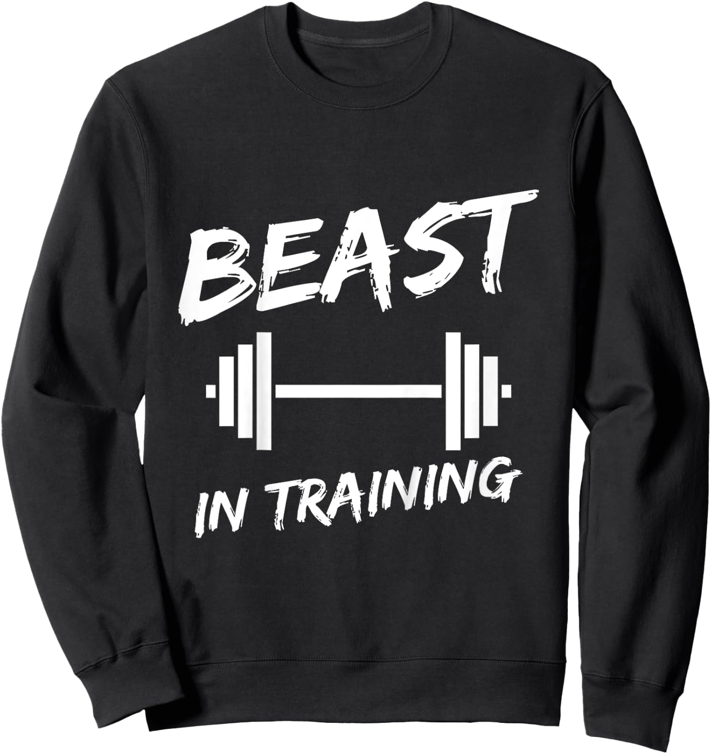 Kids Beast In Training Father And Son Bodybuilding Sweatshirt - Sweatshirt | Black