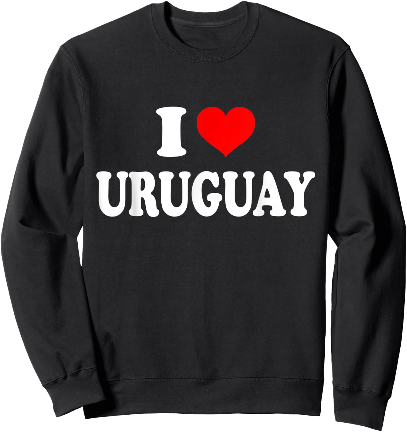 I Love Uruguay Sweatshirt - Sweatshirt | Black