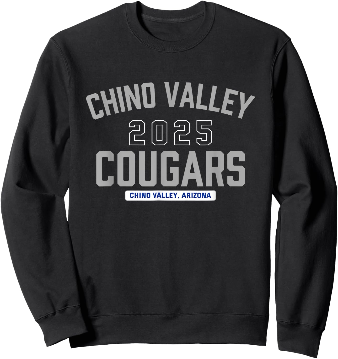 Chino Valley Cougars Chino Valley, Arizona 2025 Sweatshirt - Sweatshirt | Black