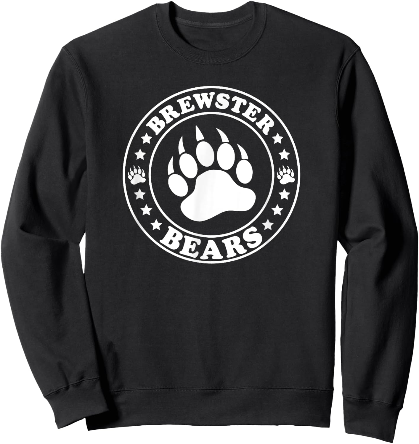 Brewster Bears Team Spirit School Sports Sweatshirt - Sweatshirt | Black