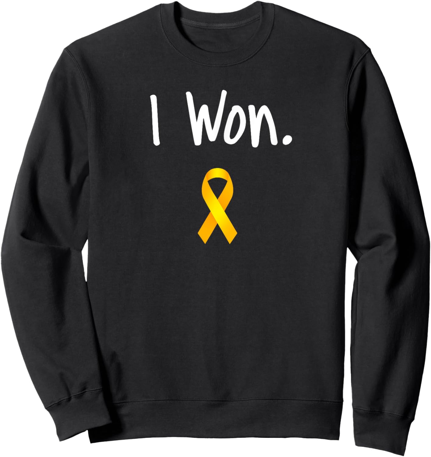 Appendix Cancer Survivor, I Won Appendix Cancer Awareness Sweatshirt - Sweatshirt | Black