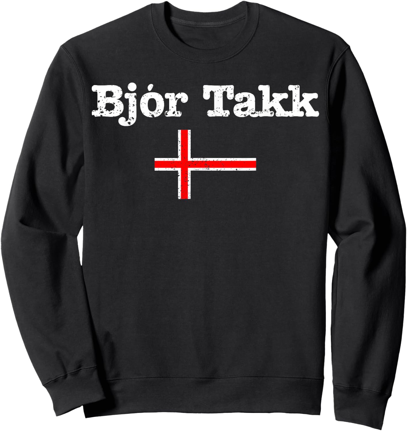Funny Icelandic Bjor Takk Beer Please Drinker Gift Men Women Sweatshirt - Sweatshirt | Black