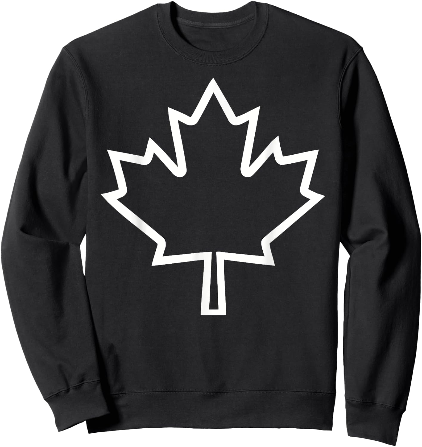 Canadian maple leaf Sweatshirt - Sweatshirt | Black