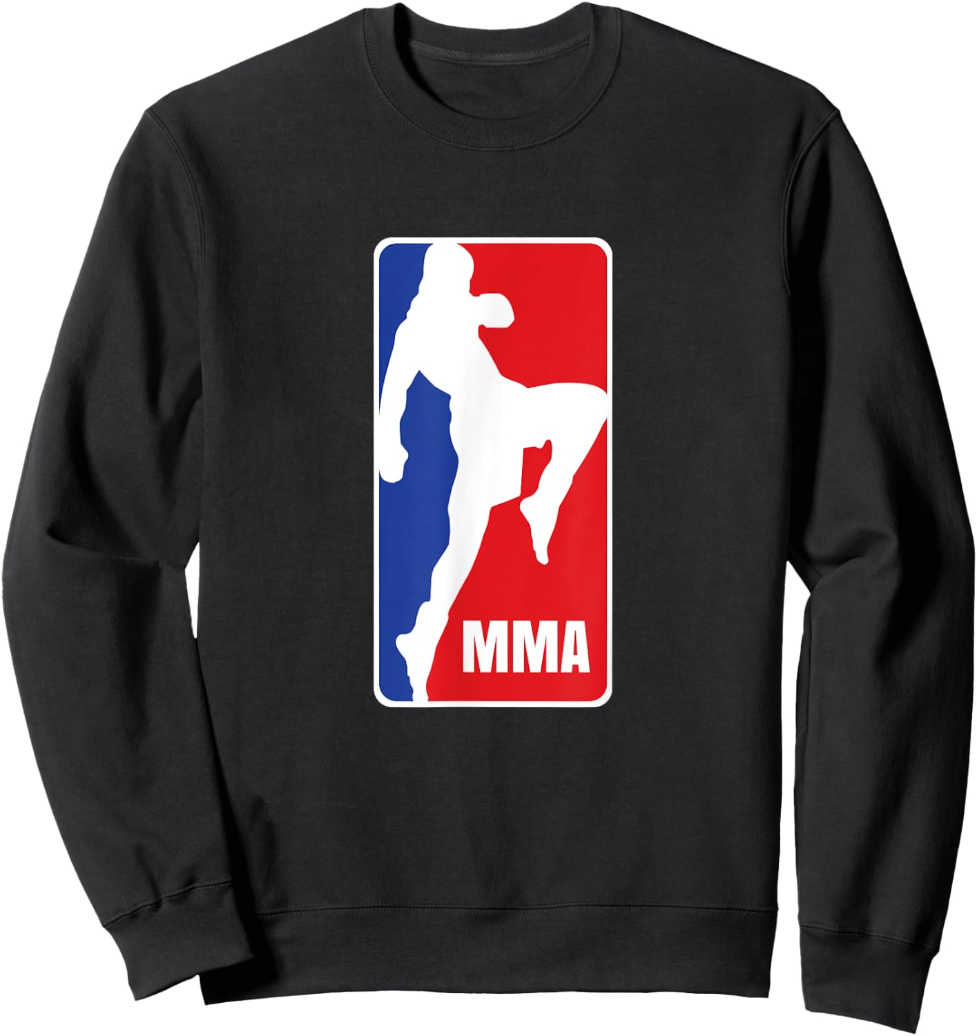 MMA Mixed Martial Arts Retro Fighting Fan Logo Sweatshirt - Sweatshirt | Black