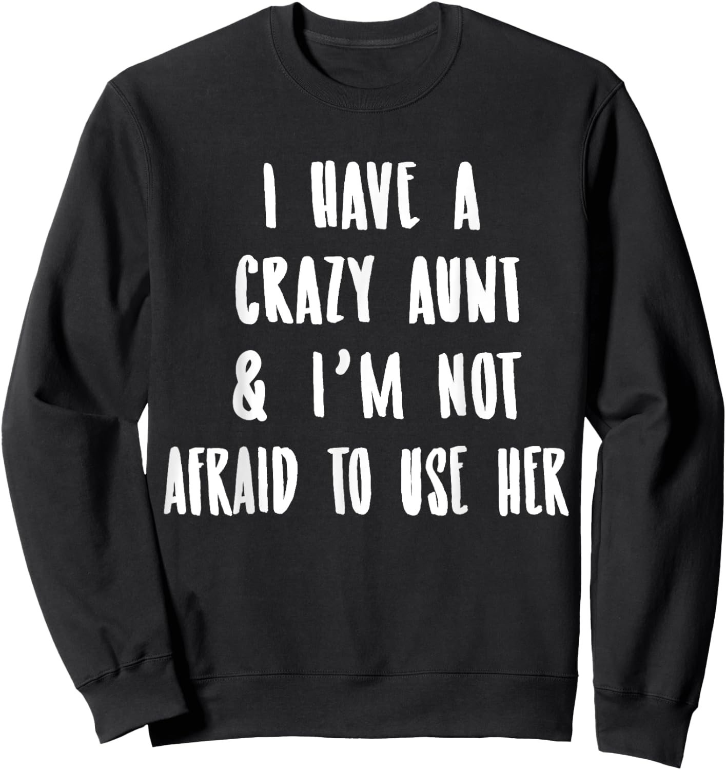 Funny Gift Nephew Niece Birthday Aunt Week Gift Best Auntie Sweatshirt - Sweatshirt | Black