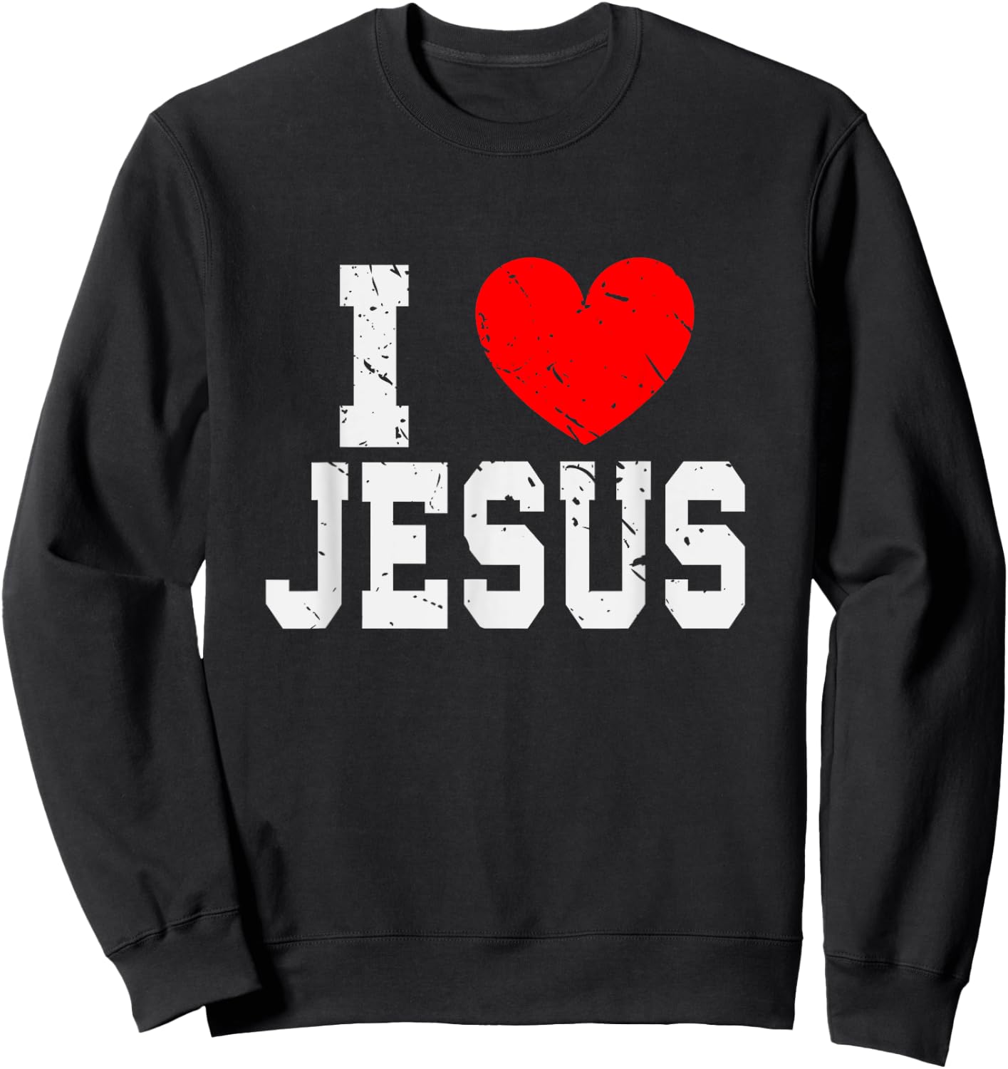 Jesus & Christian Gifts -Adults Black Modern Casual Short Sleeve Sweatshirt - Sweatshirt | Black