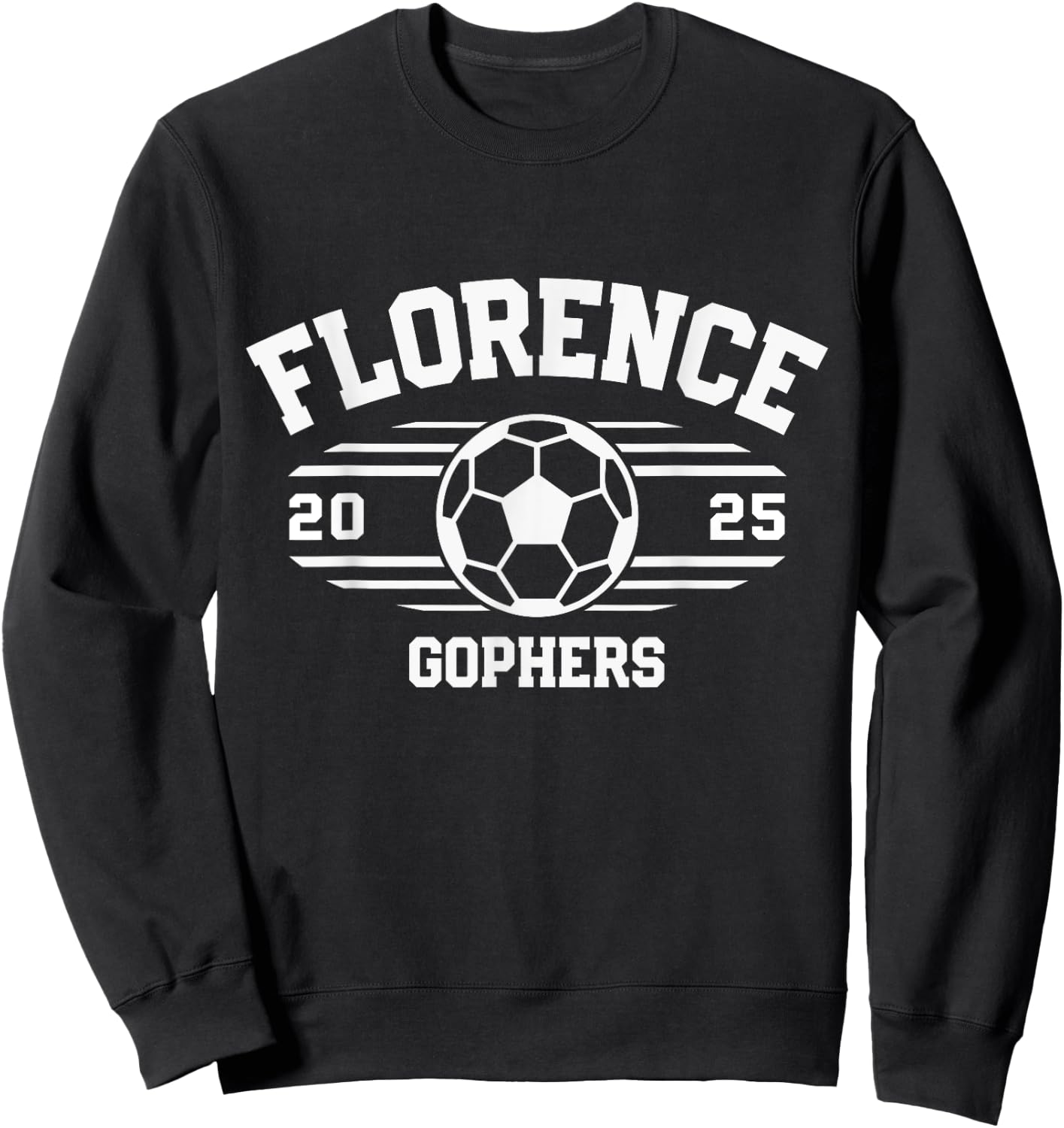 Florence Gophers Soccer Ball 2025 Sweatshirt - Sweatshirt | Black