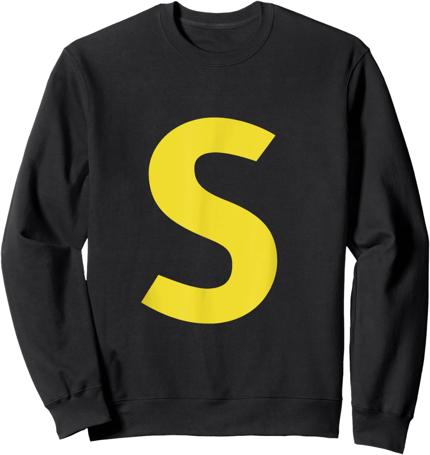 letter S funny chipmunk group matching halloween costume Sweatshirt - Sweatshirt | Black