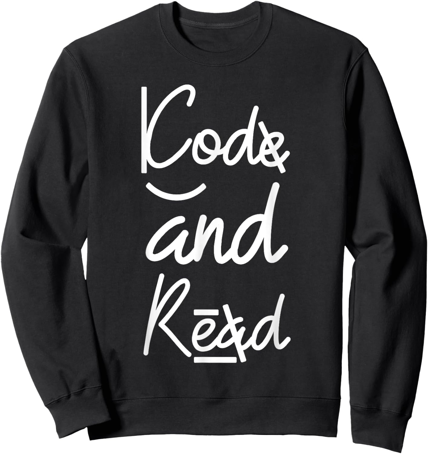 Code And Read Dyslexia Learning Disability Dyslexic Sweatshirt - Sweatshirt | Black