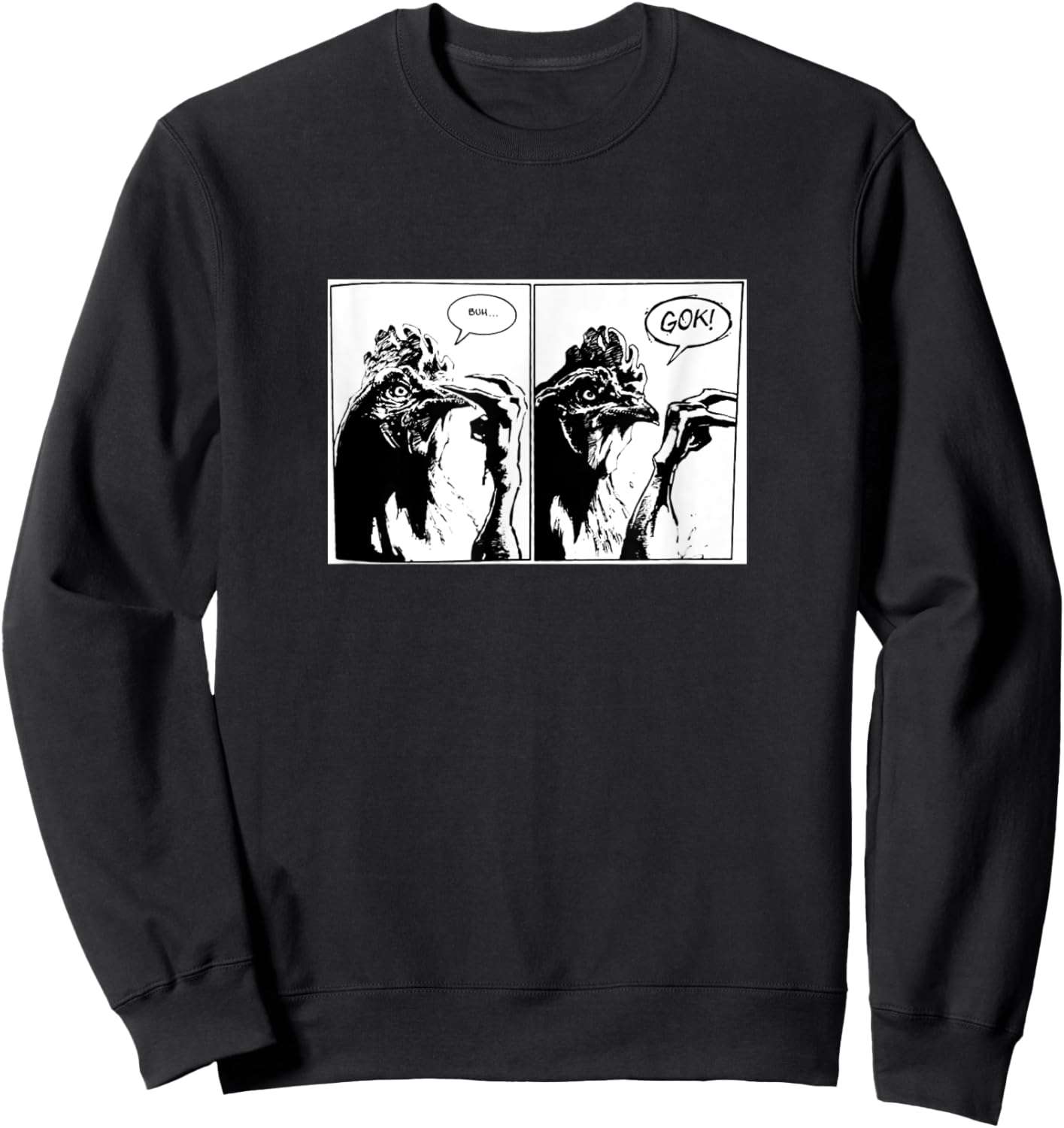 Buh Gok chicken Sweatshirt - Sweatshirt | Black