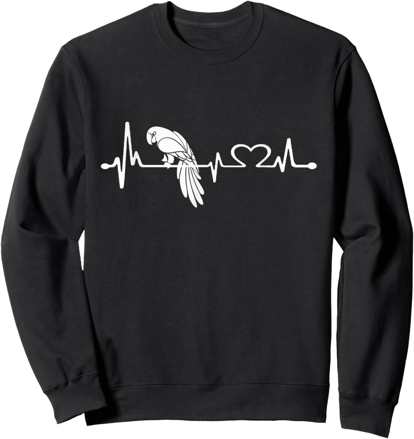 Love parrot Women Shirt parrot Lovers for kids and girls Sweatshirt - Sweatshirt | Black