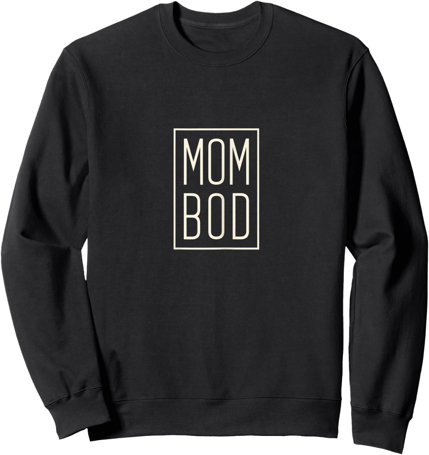 Mom Bod - Elegant Mother's Day Sweatshirt - Sweatshirt | Black