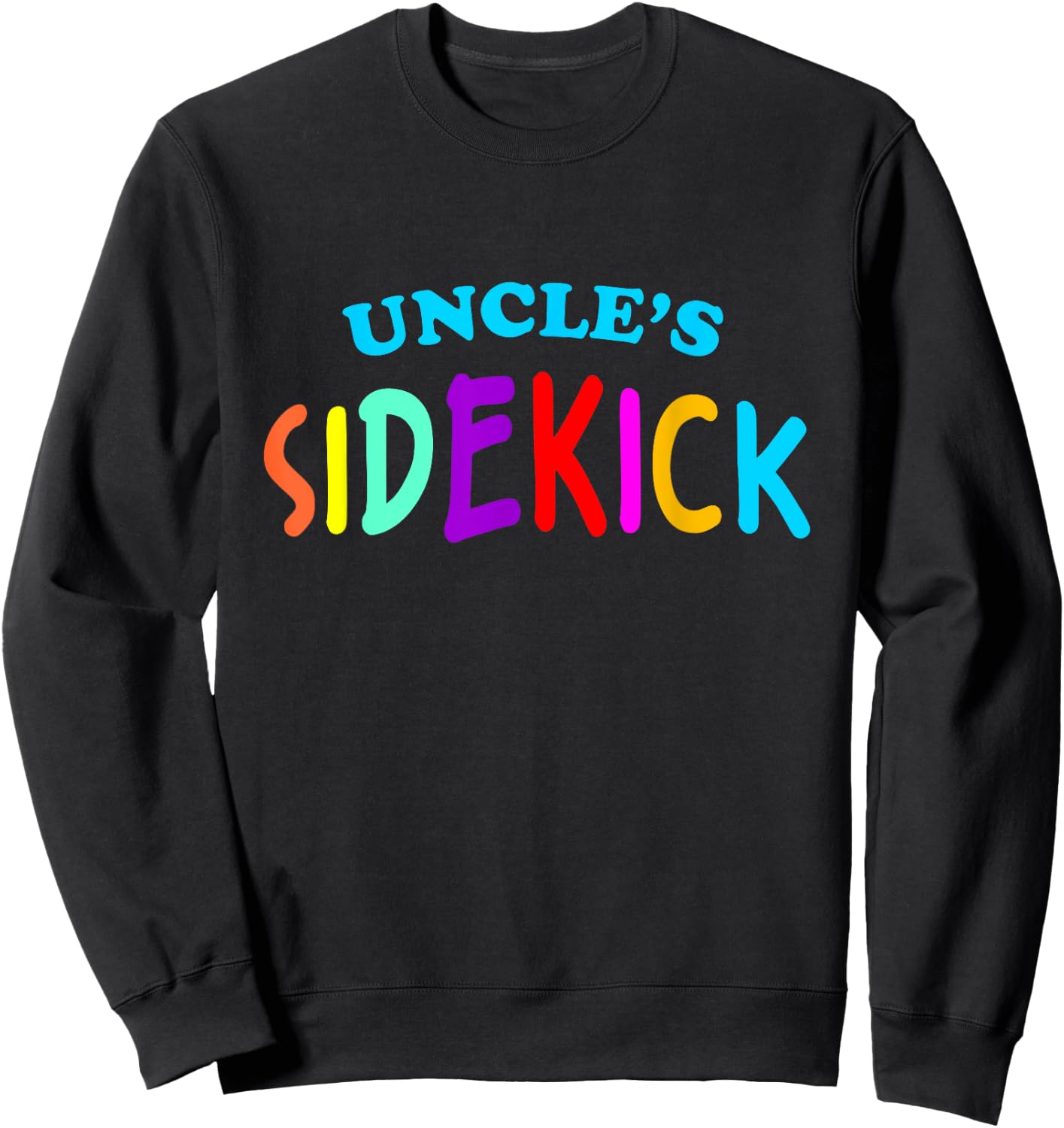 Shirts For Kids Uncle's Sidekick Kids Clothes Sweatshirt - Sweatshirt | Black
