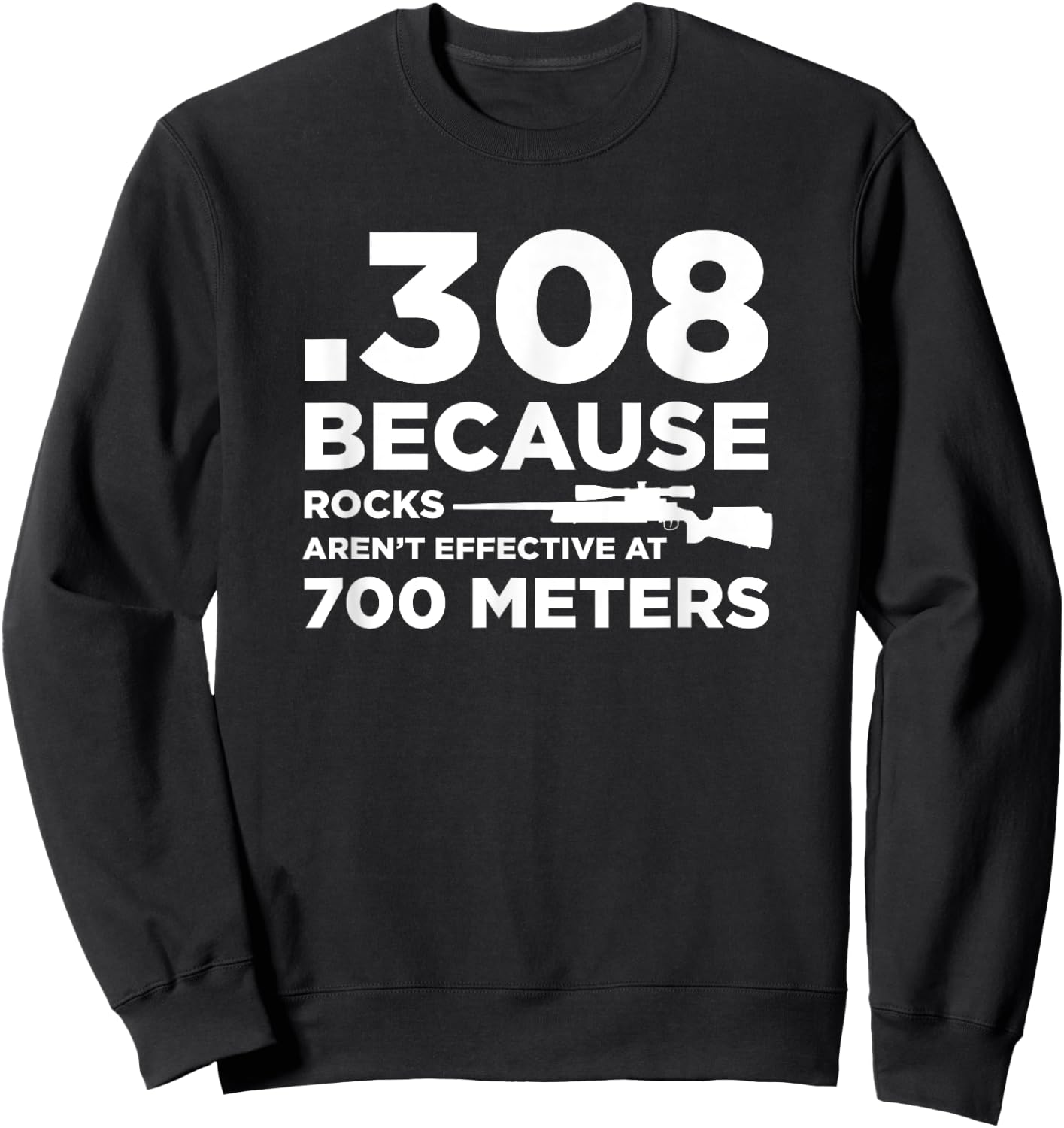 Funny Gun Owner Pro Second Amendment Rights USA Sweatshirt - Sweatshirt | Black