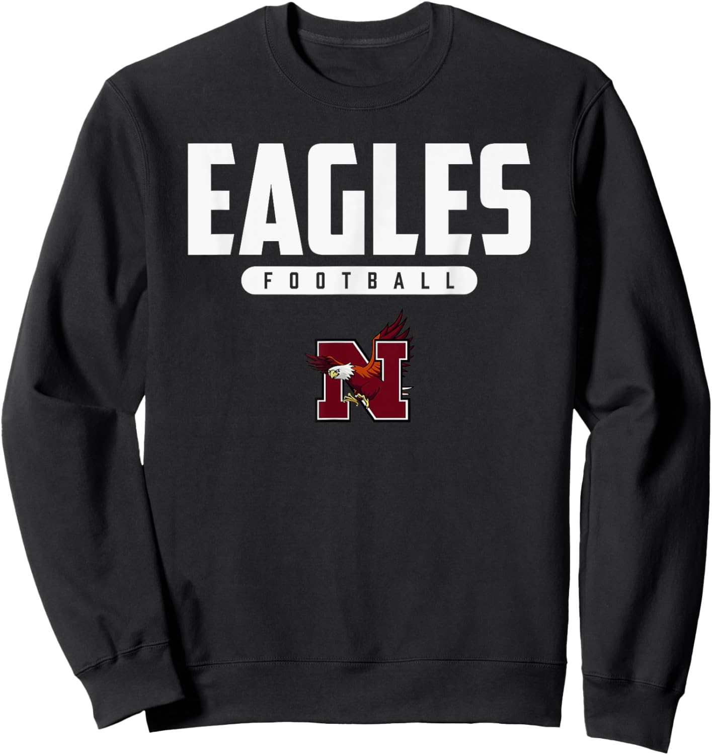 Niceville Eagles Logo Football HS Sweatshirt - Sweatshirt | Black