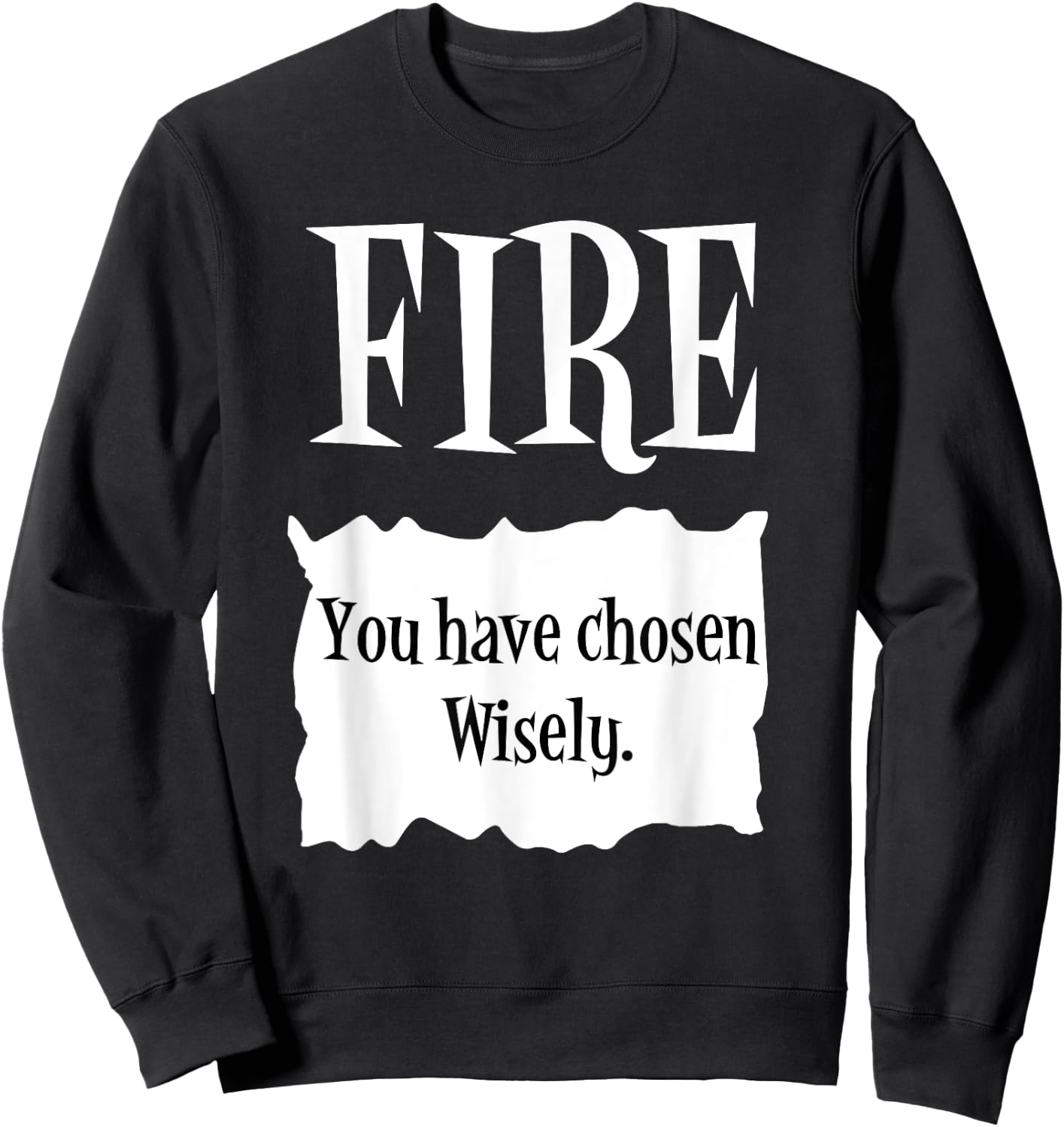FIRE - Hot Packet Halloween Taco Costume Sweatshirt - Sweatshirt | Black