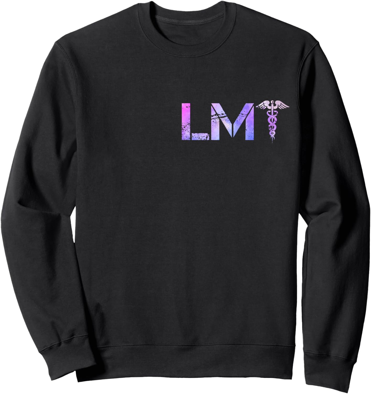 Subtle LMT Gift, Licensed Massage Therapist Sweatshirt - Sweatshirt | Black