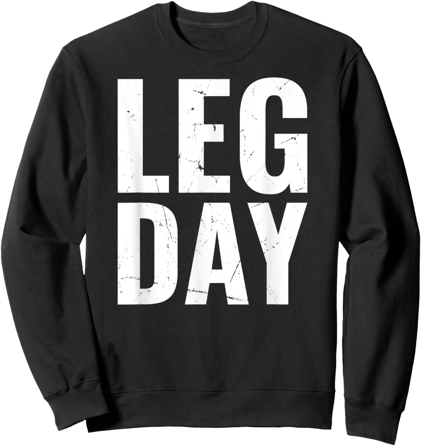 Tusker Fitness -Adults Retro Fitness Gym Motivation , Black, Small Sweatshirt - Sweatshirt | Black