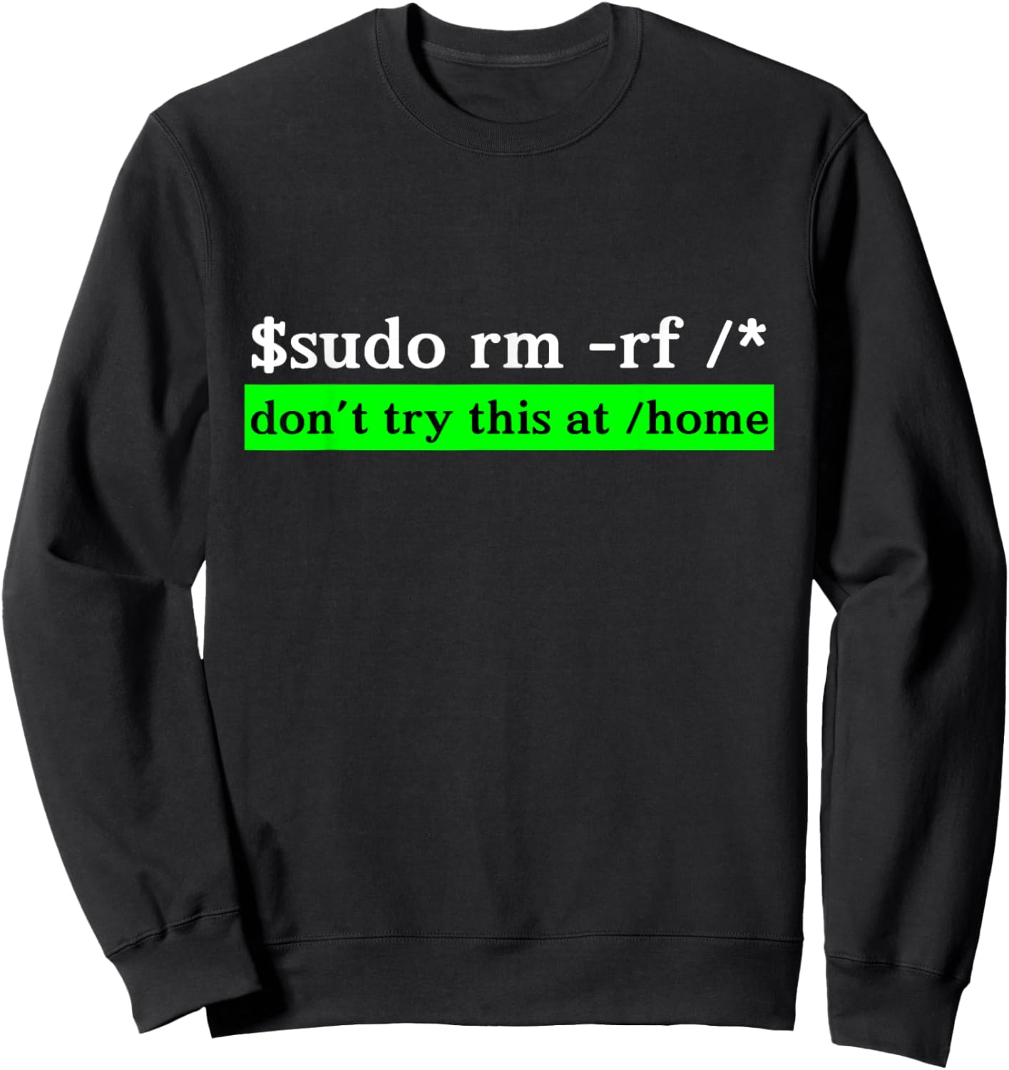 Funny Kali Linux Command for Coders Programmers Hackers Sweatshirt - Sweatshirt | Black