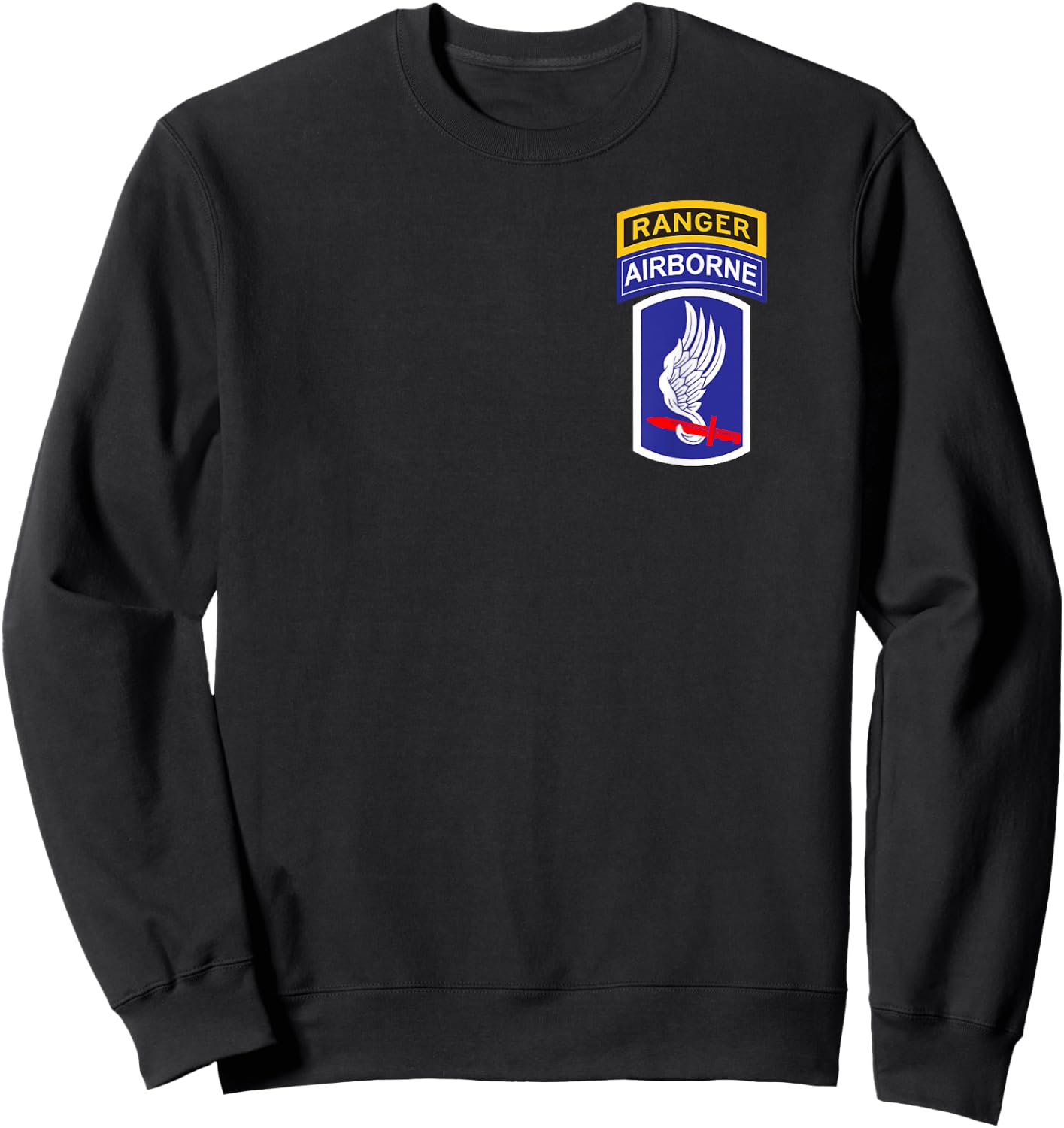 173rd Airborne Shirt - 173rd Shirt - 173rd Ranger Shirt Sweatshirt - Sweatshirt | Black