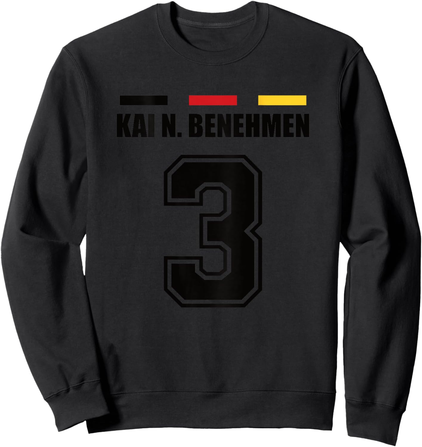Lustige Namen Deutschland Trikot für Mallorca und die Party Sweatshirt - Sweatshirt | Black