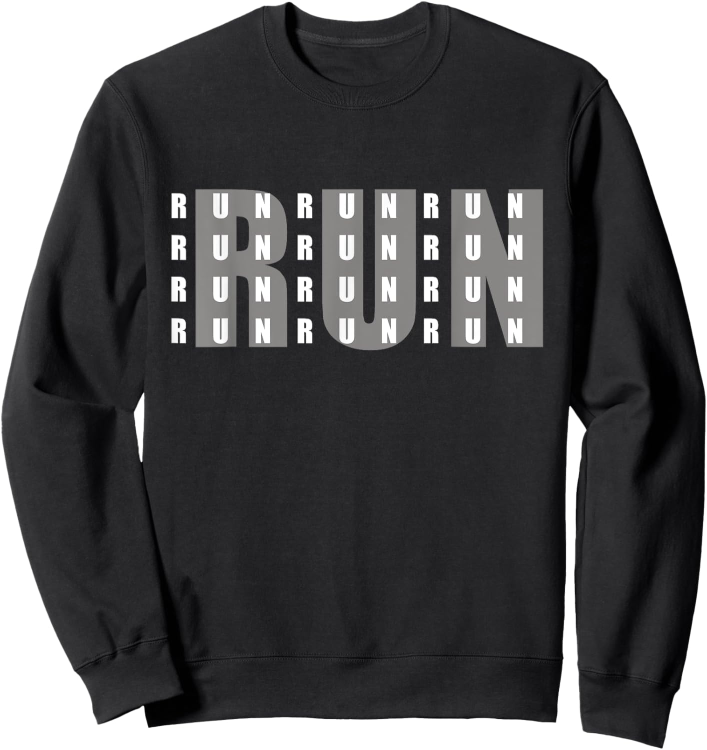 BASBO Run Runner Running Sweatshirt - Sweatshirt | Black