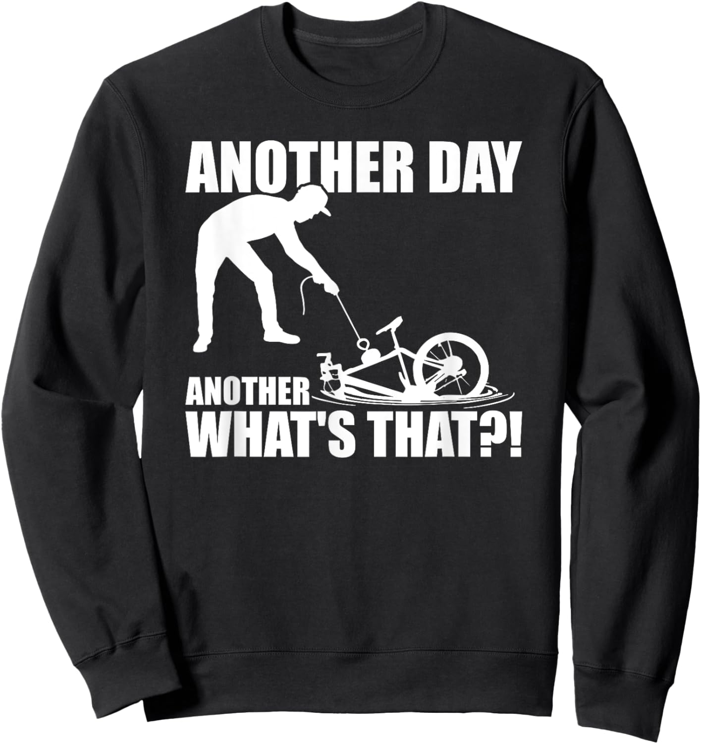 Another Day Another What's That Magnet Fishing Sweatshirt - Sweatshirt | Black