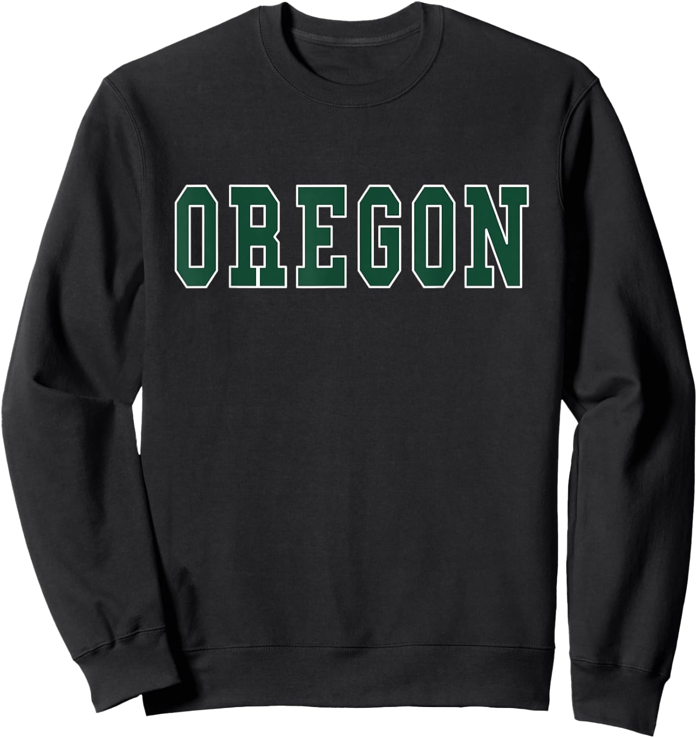 OREGON - Throwback Design - Classic Sweatshirt - Sweatshirt | Black