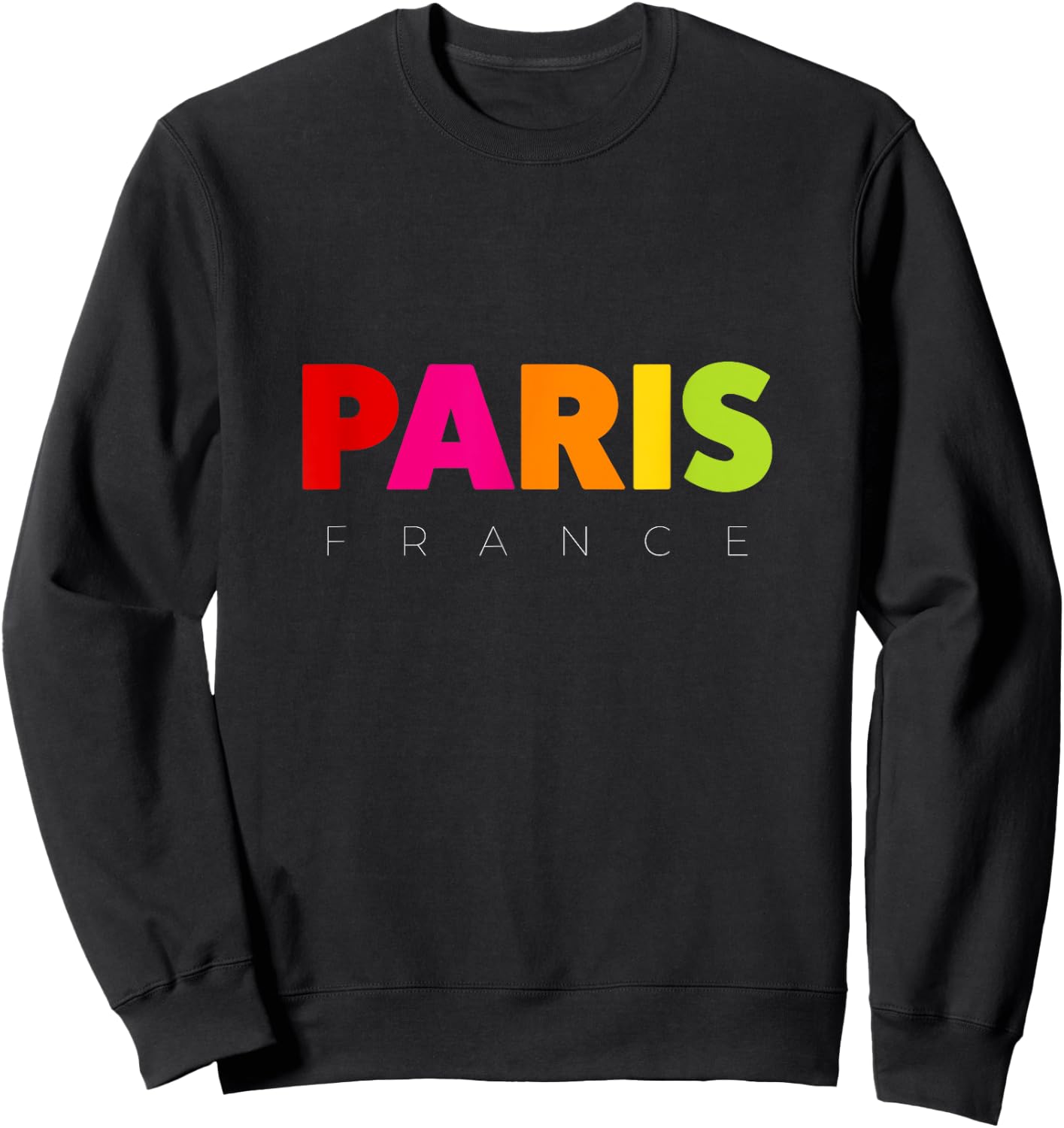 Vive La France - Paris Fashion Haute Couture Graphic Design Sweatshirt - Sweatshirt | Black