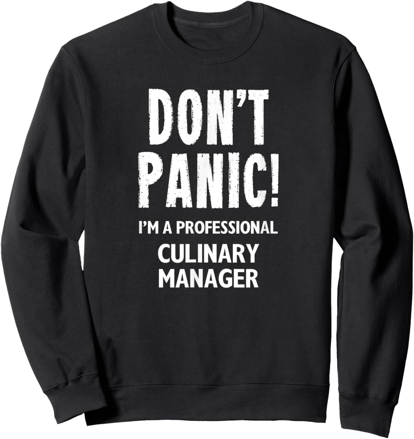 Culinary Manager Sweatshirt - Sweatshirt | Black