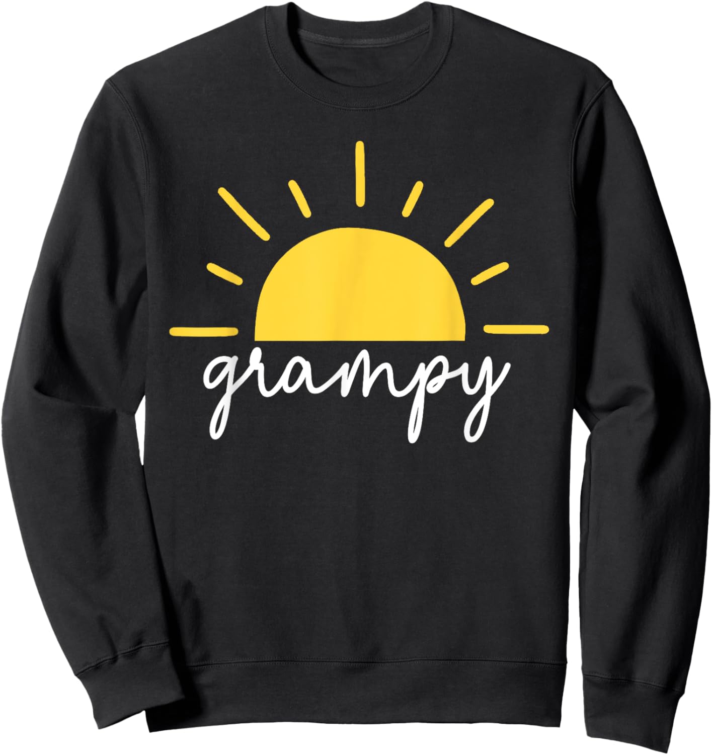 Grampy of the 1st Birthday First Trip Around the Sun Party Sweatshirt - Sweatshirt | Black