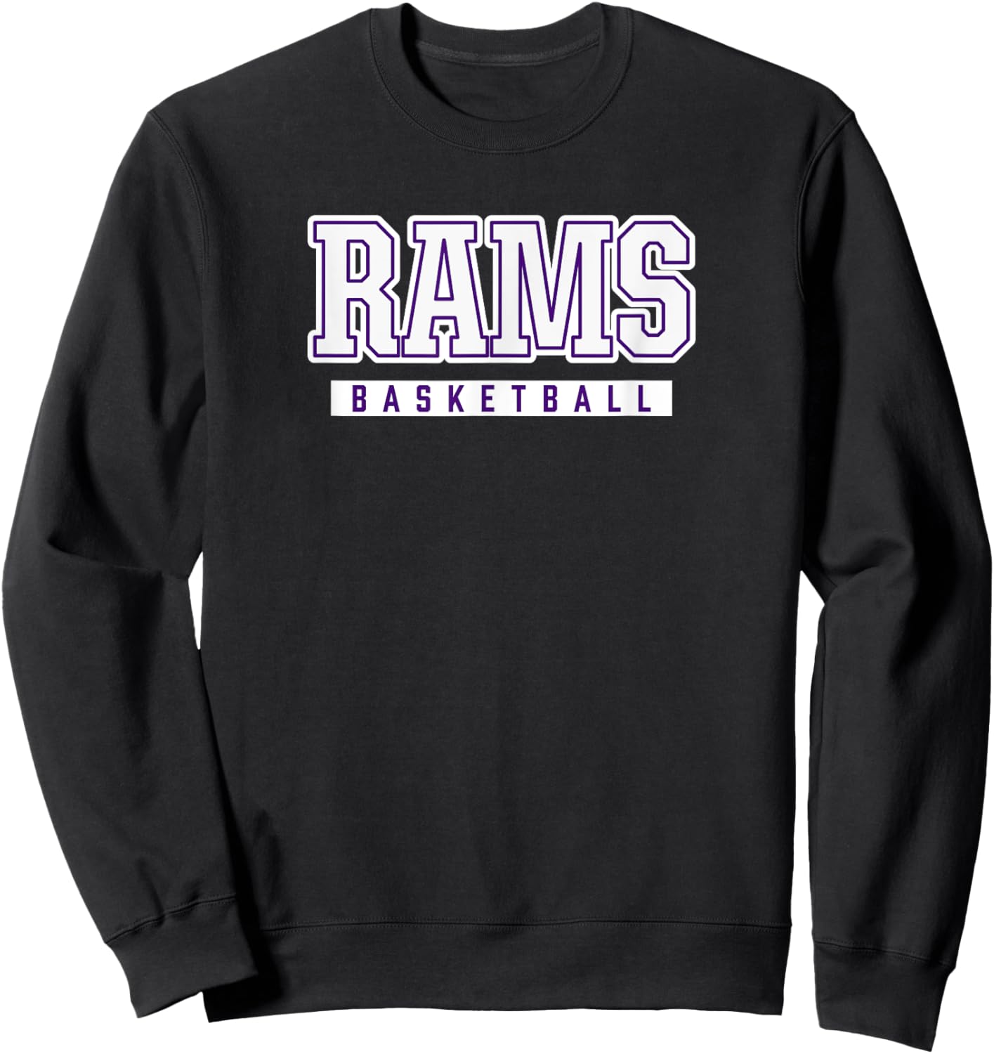 Rams Basketball North Thurston High School Sweatshirt - Sweatshirt | Black