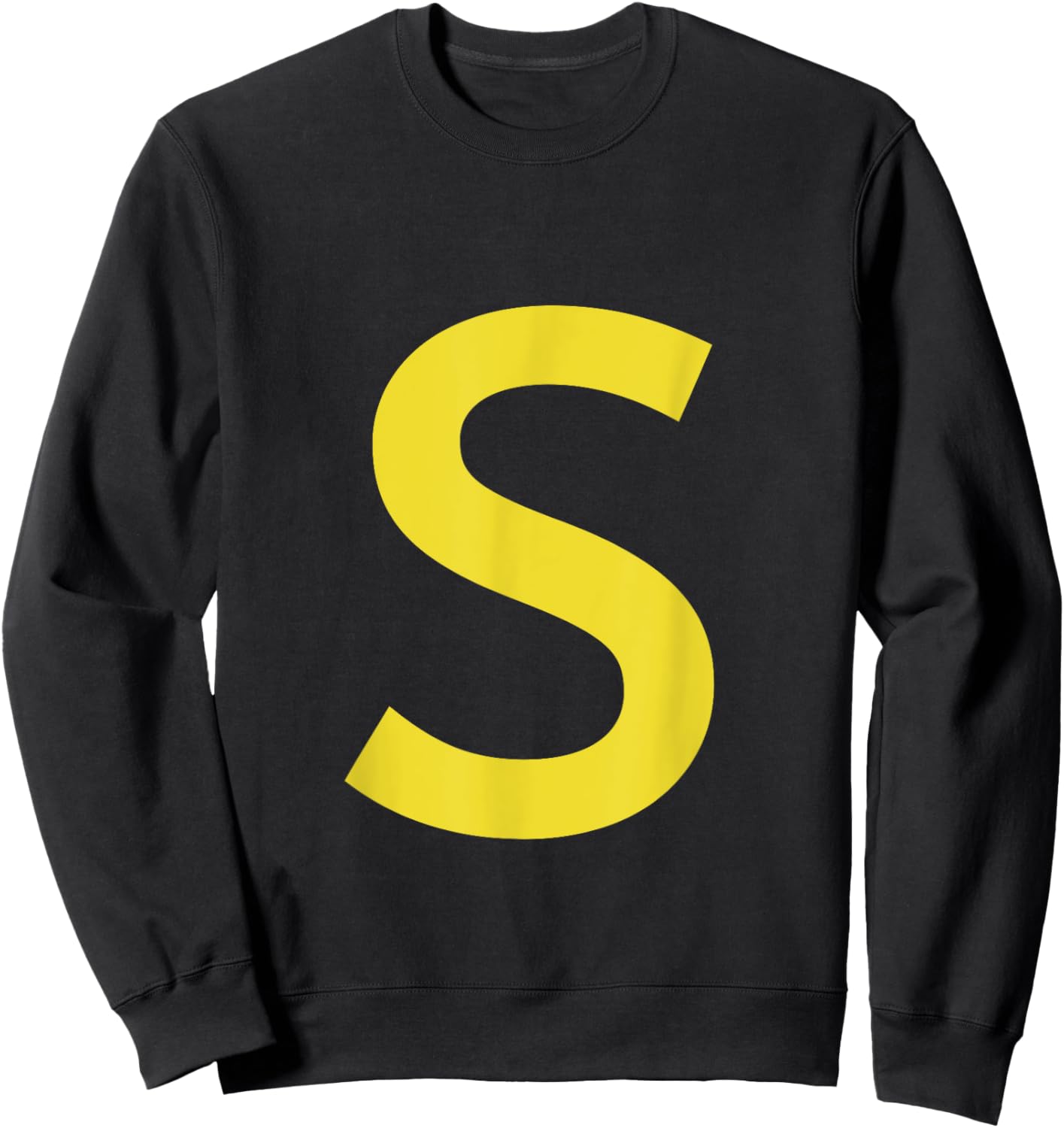 letter S funny chipmunk group matching halloween costume Sweatshirt - Sweatshirt | Black