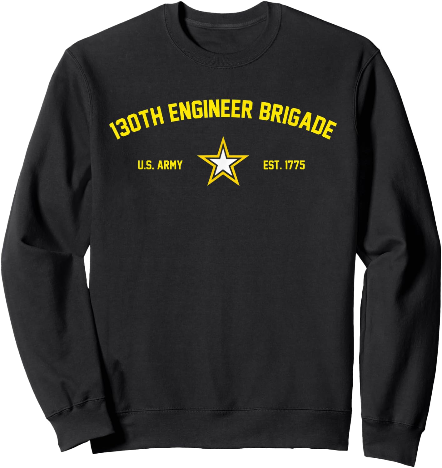130th Engineer Brigade Sweatshirt - Sweatshirt | Black